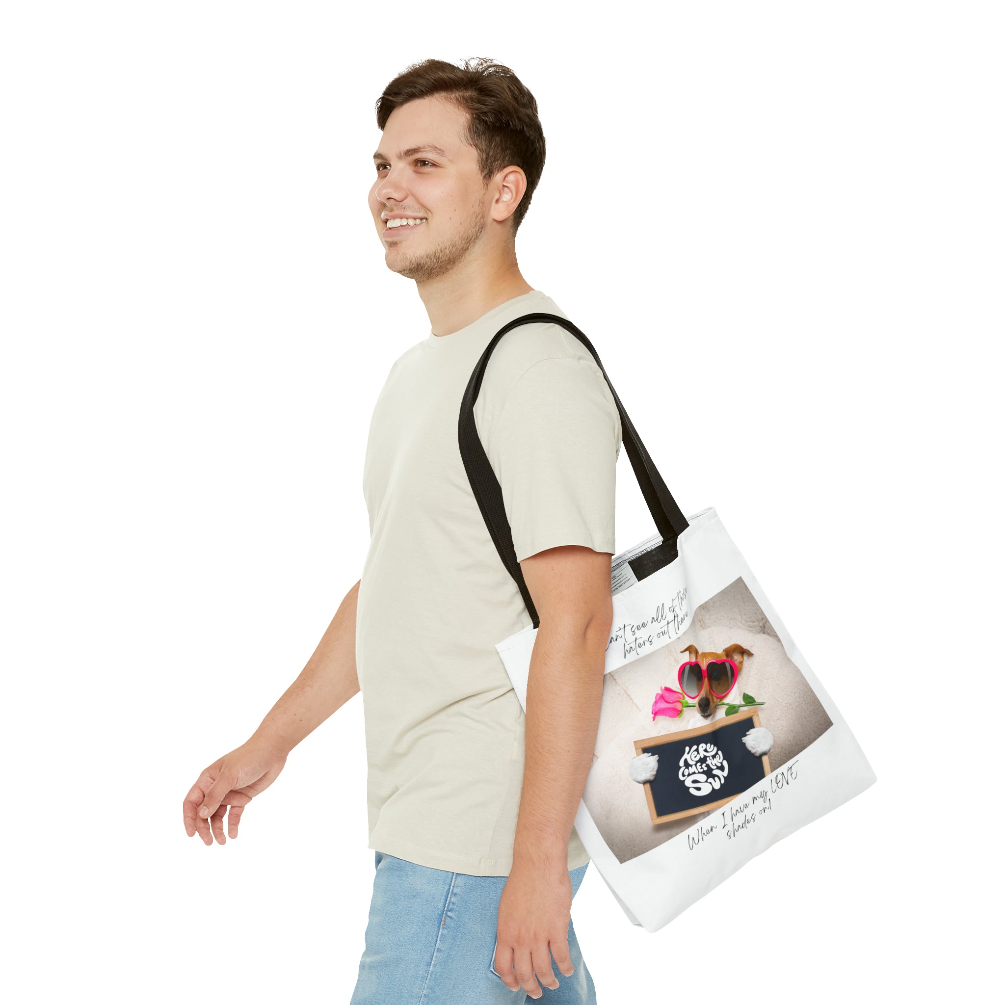 "Dog Love Shades" Tote Bag (AOP)