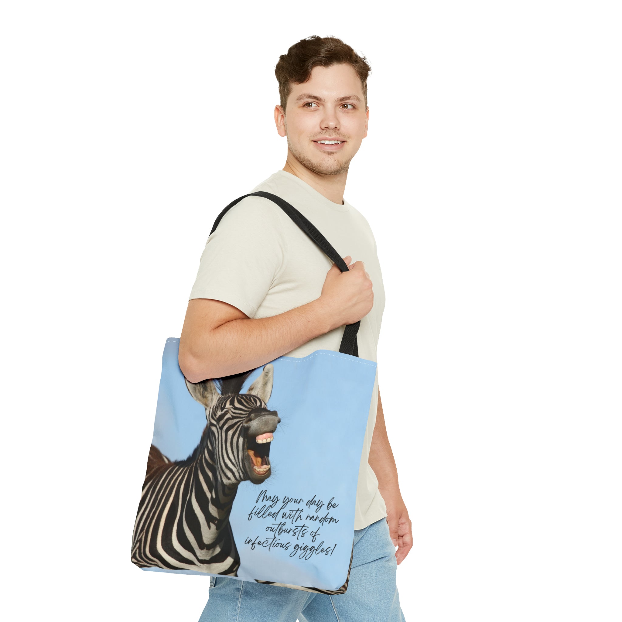 "Infectious Giggles" Tote Bag (AOP)