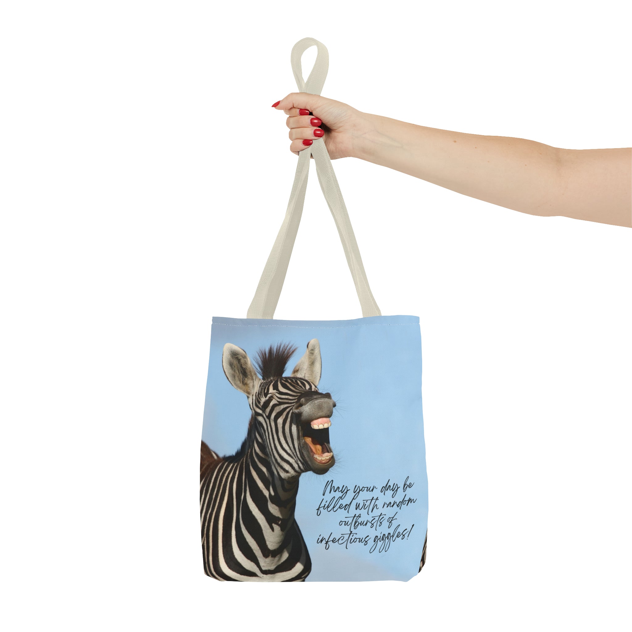 "Infectious Giggles" Tote Bag (AOP)