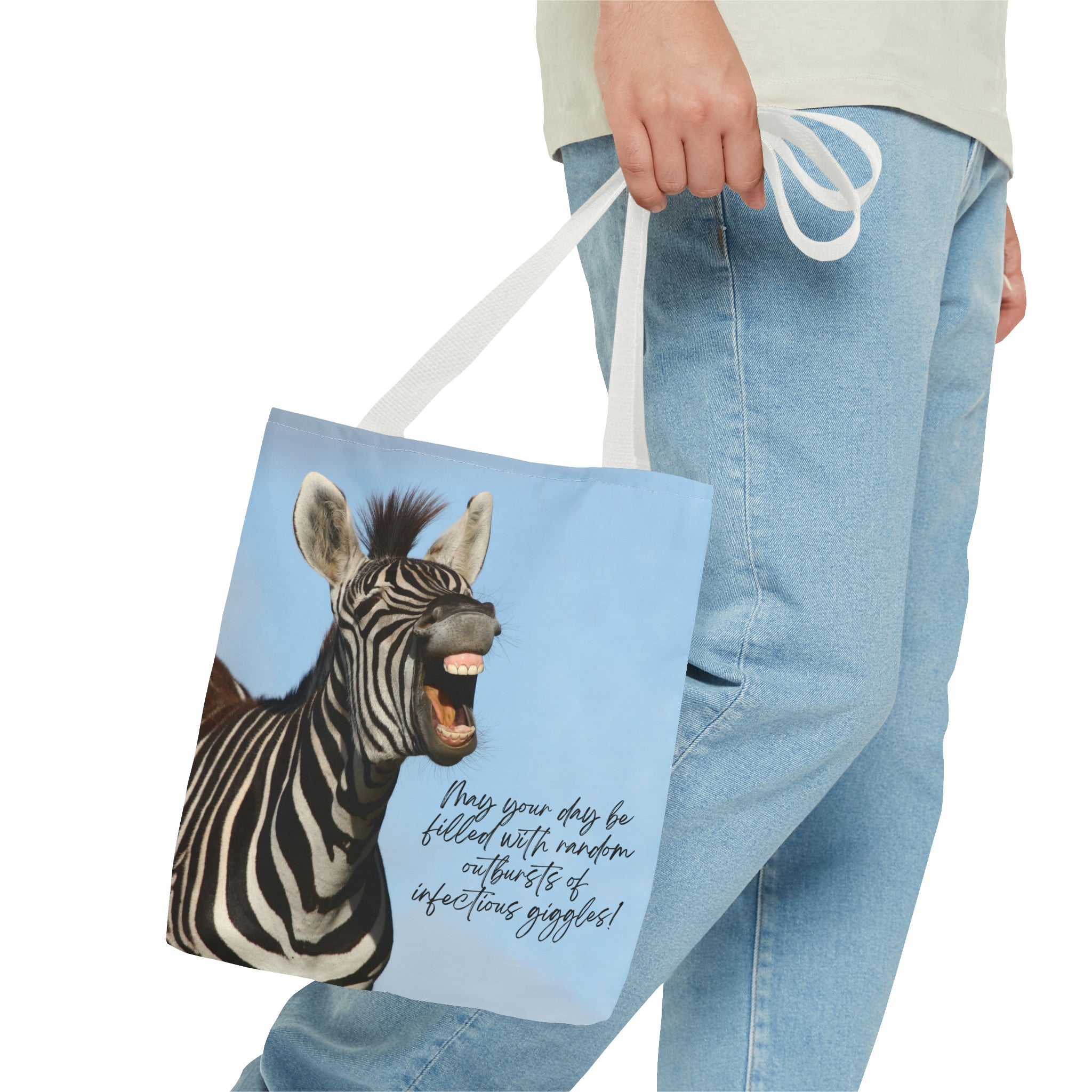 "Infectious Giggles" Tote Bag (AOP)
