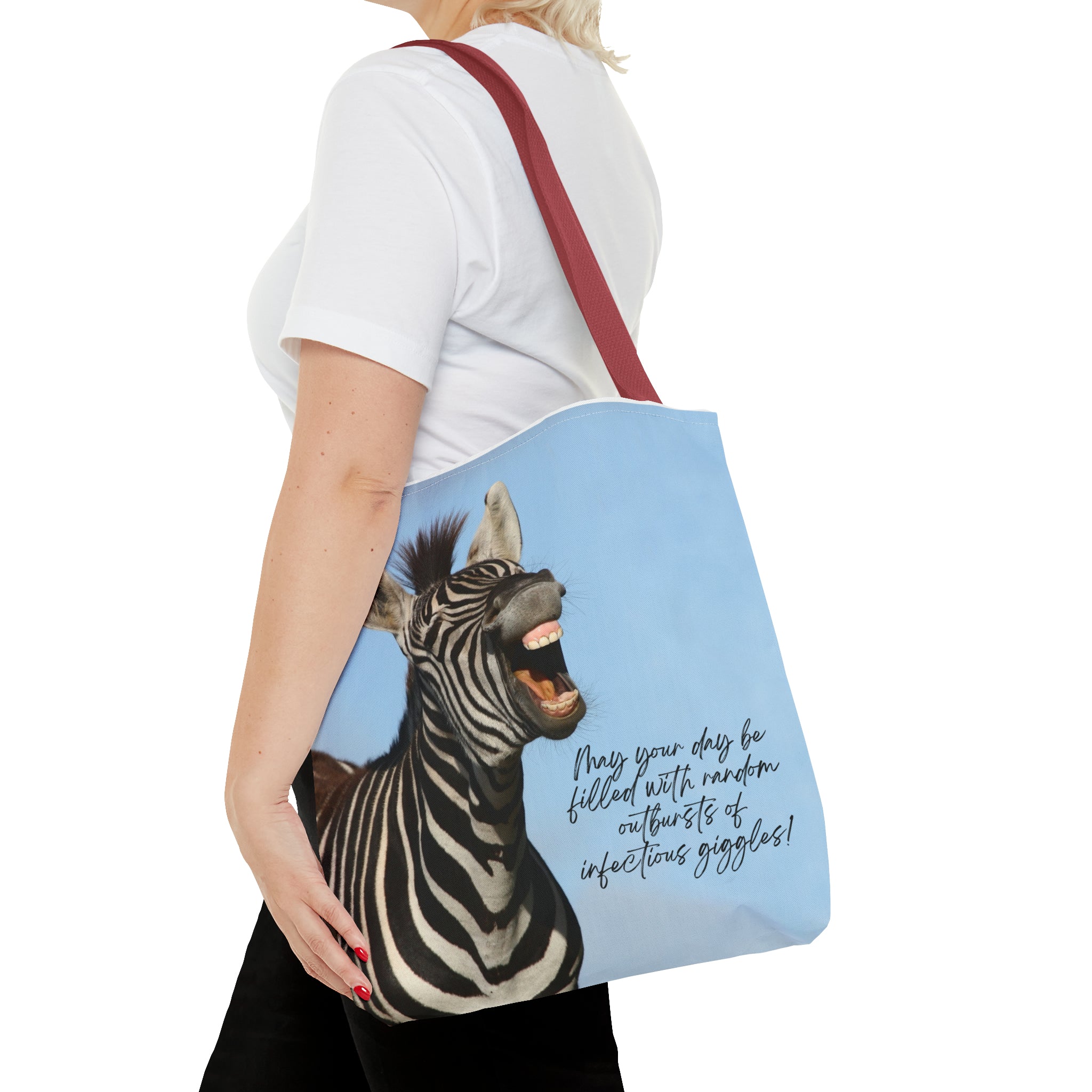 "Infectious Giggles" Tote Bag (AOP)