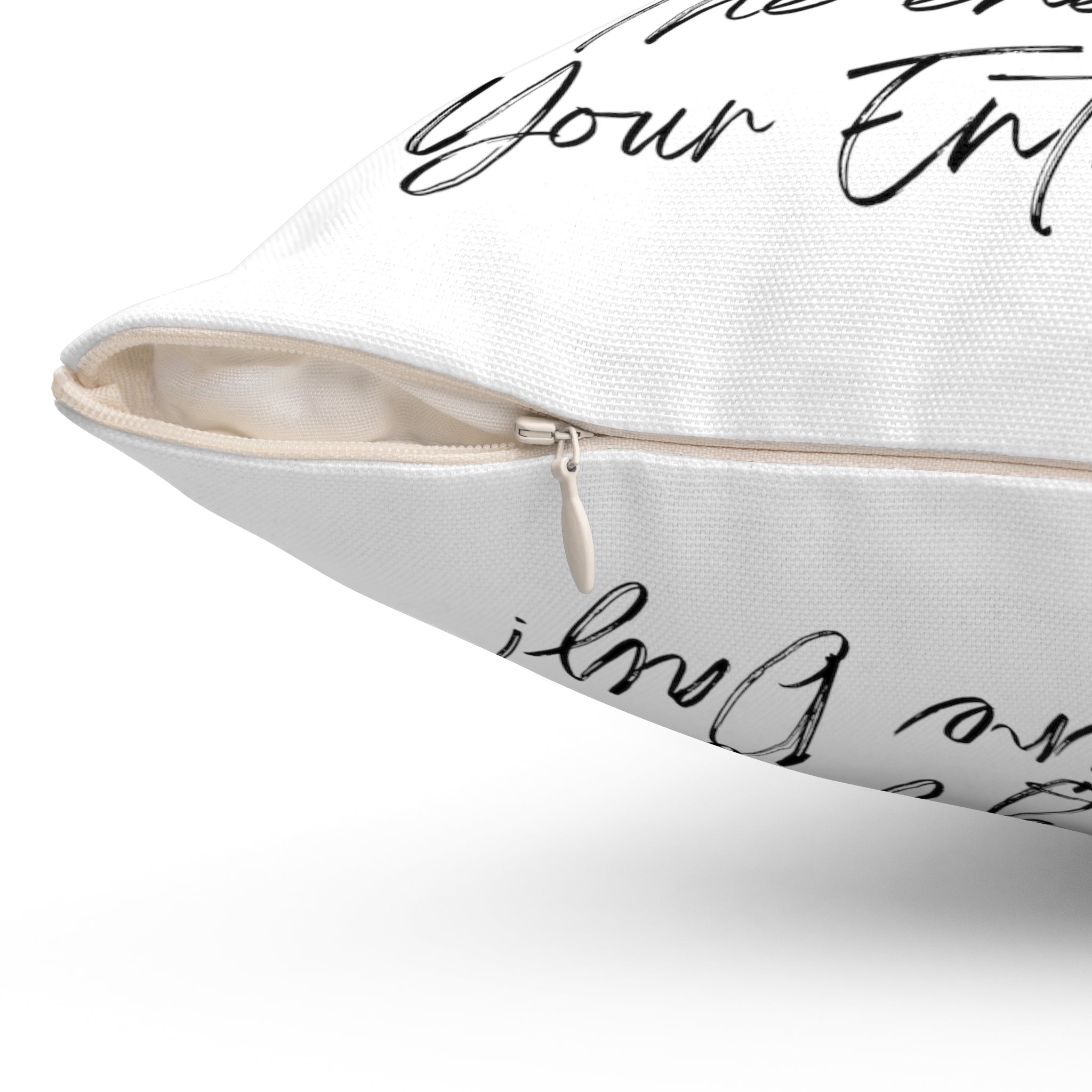 "Sing and Dance Energy" Spun Polyester Square Pillow