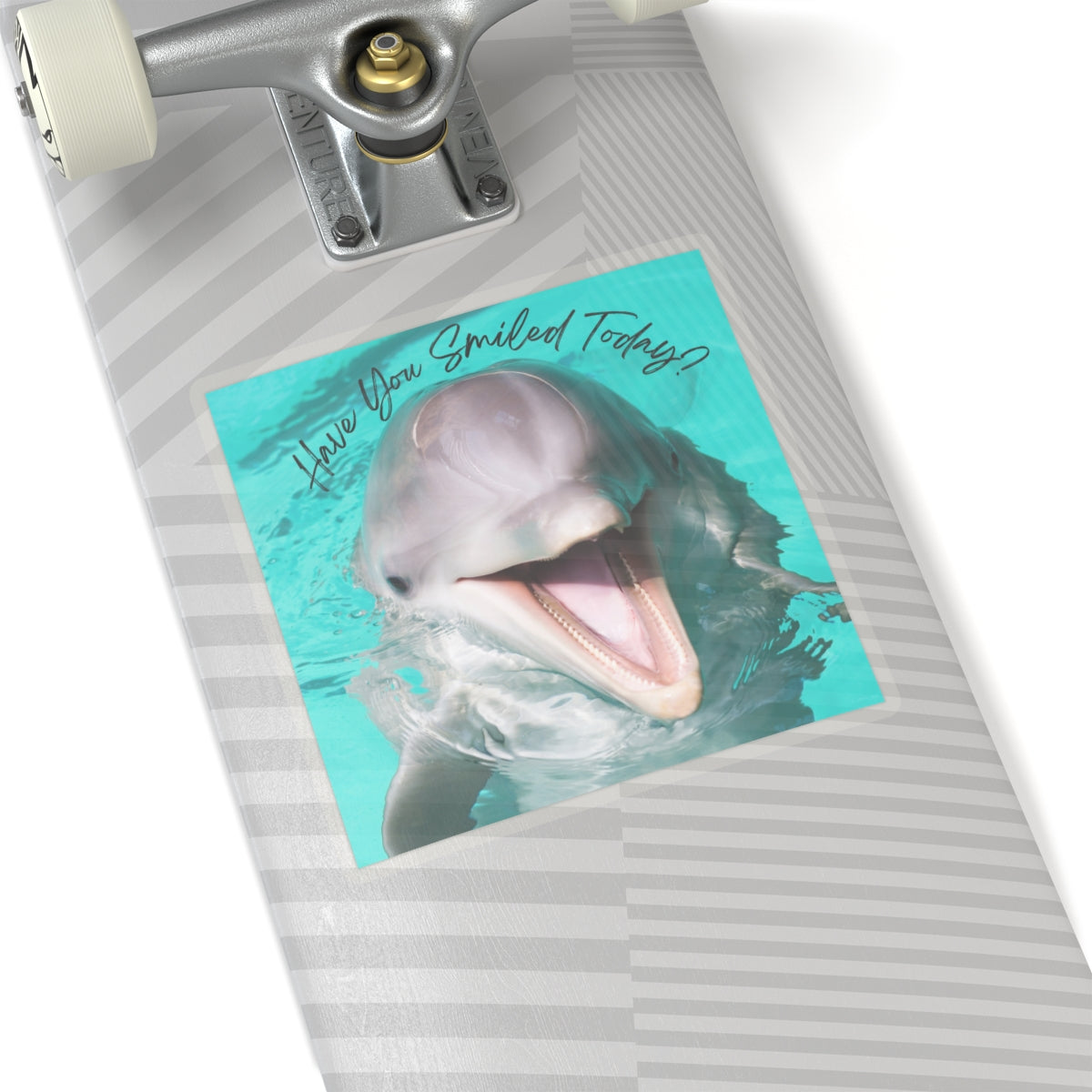 "Dolphin Smiled Today" Kiss-Cut Stickers
