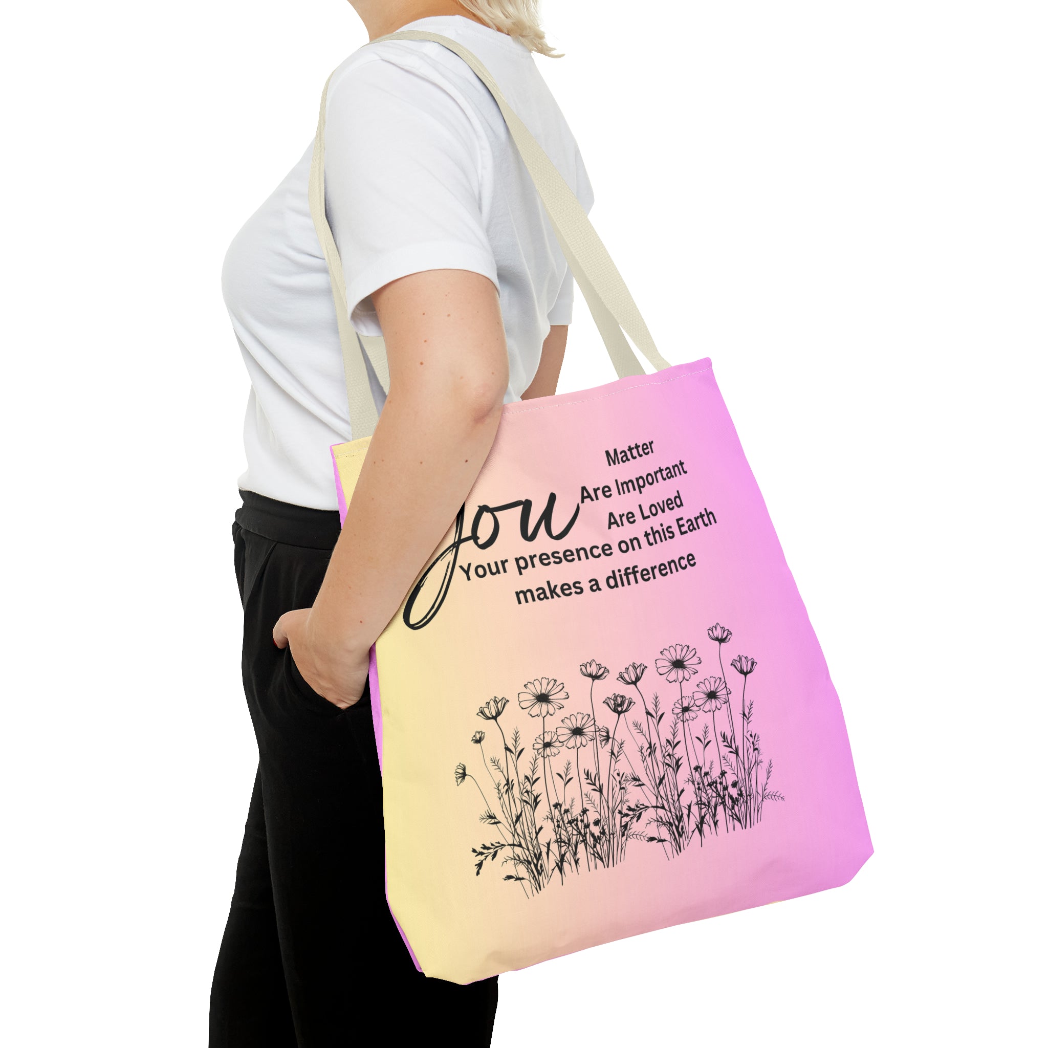 "You" Tote Bag (AOP)