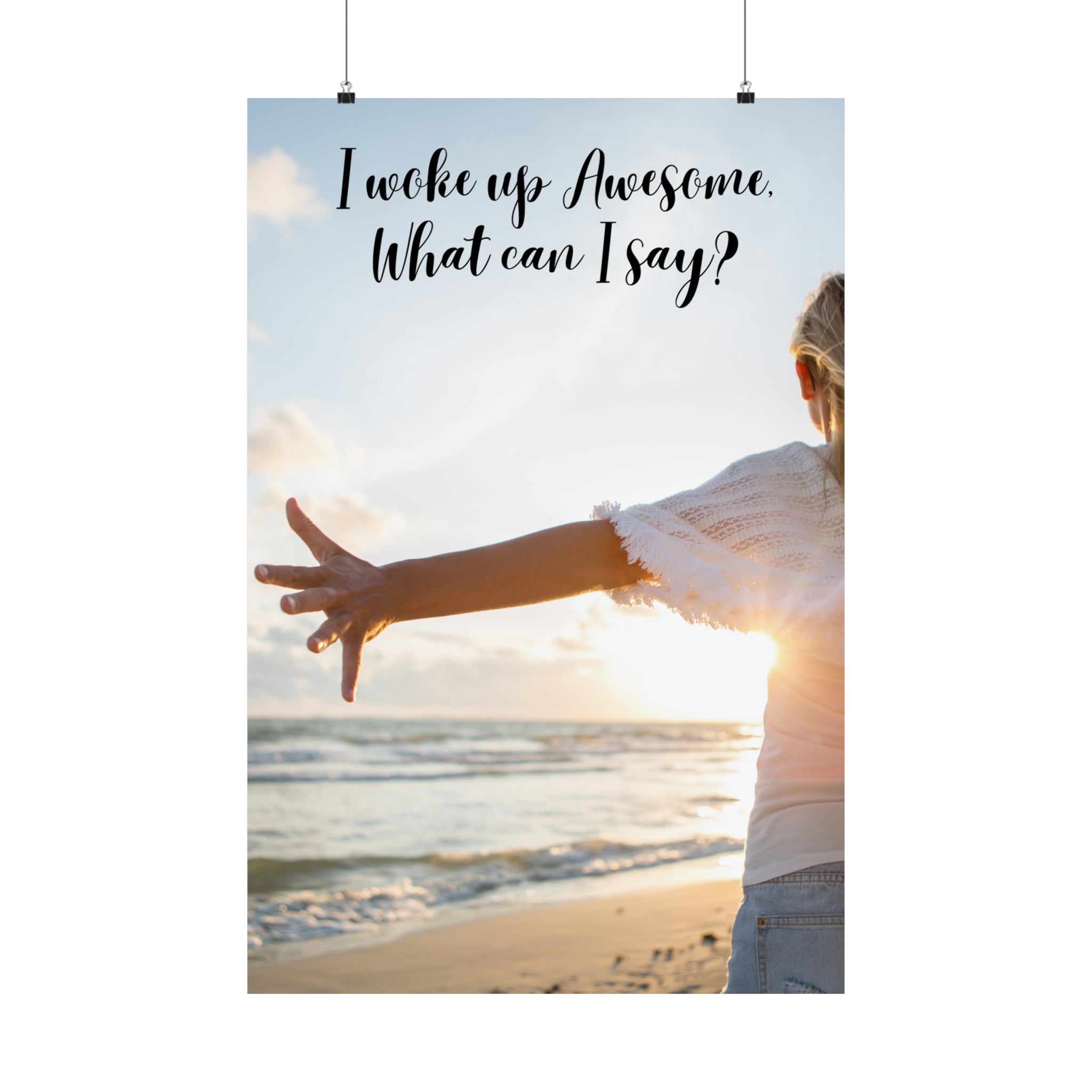 "Awesome" Matte Vertical Posters