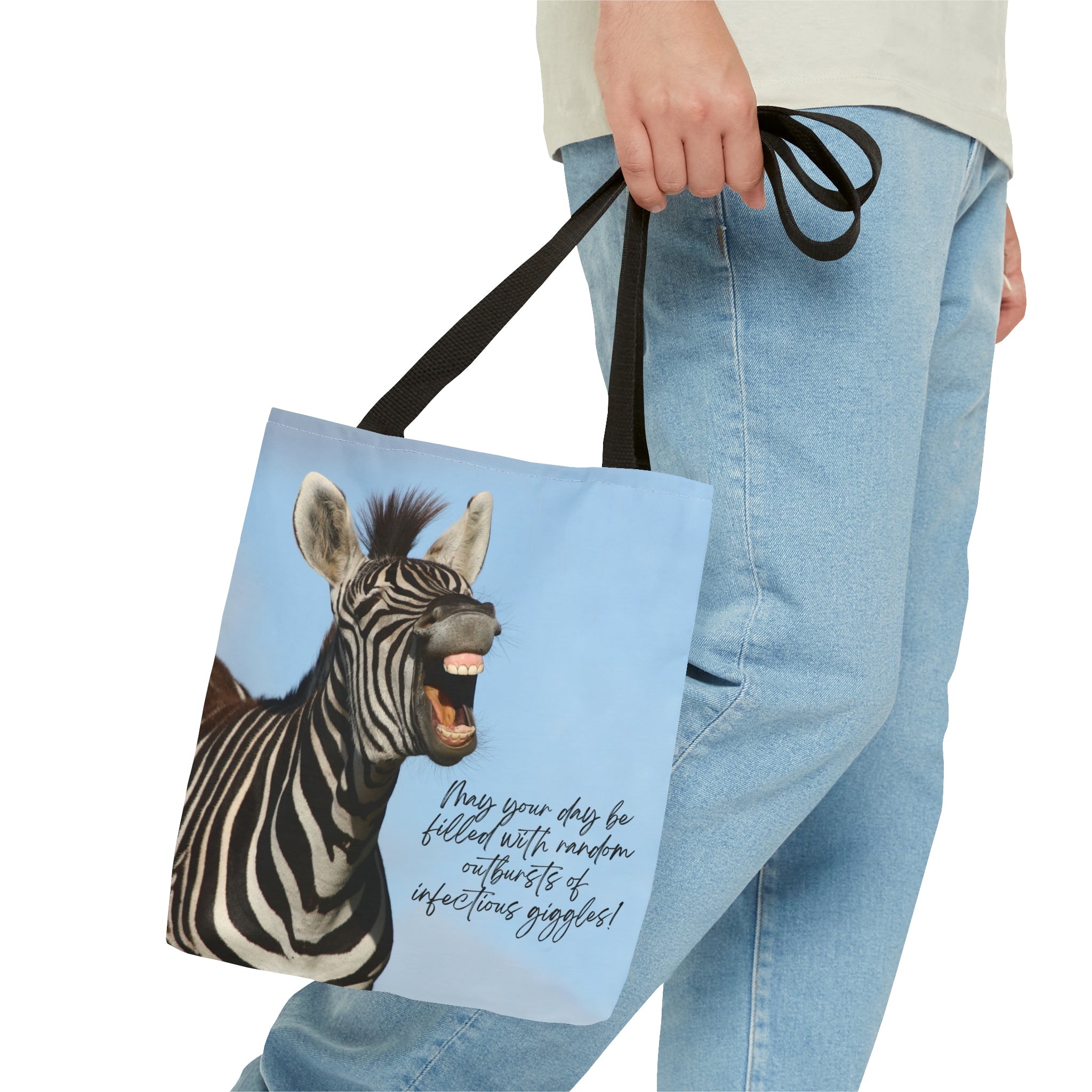 "Infectious Giggles" Tote Bag (AOP)