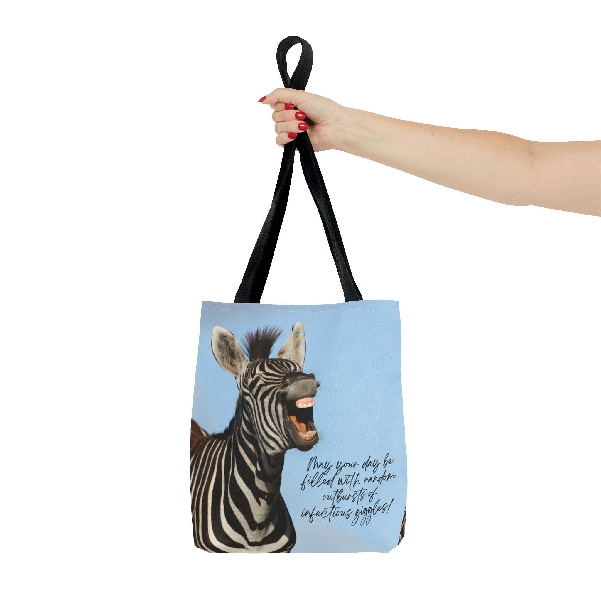 "Infectious Giggles" Tote Bag (AOP)