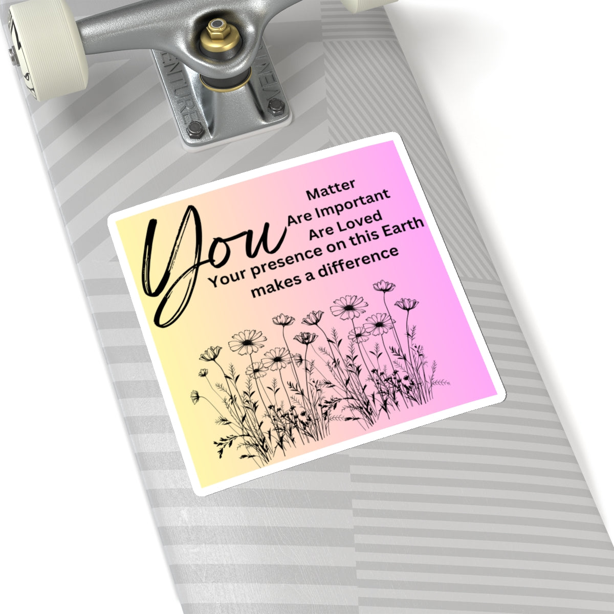 "You" Kiss-Cut Stickers