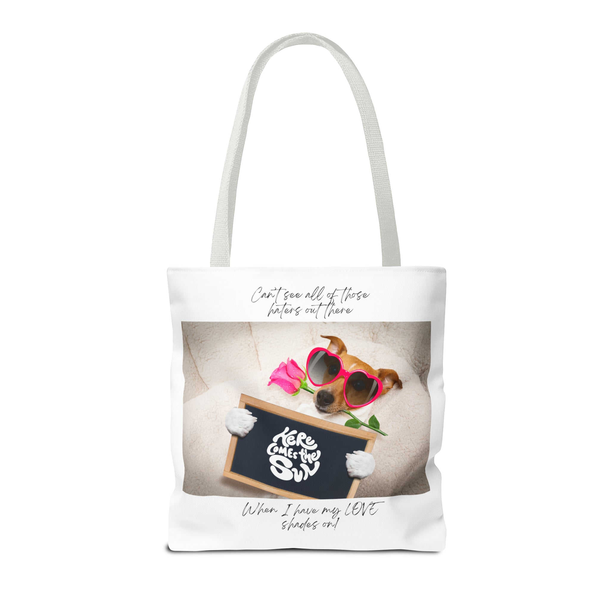 "Dog Love Shades" Tote Bag (AOP)