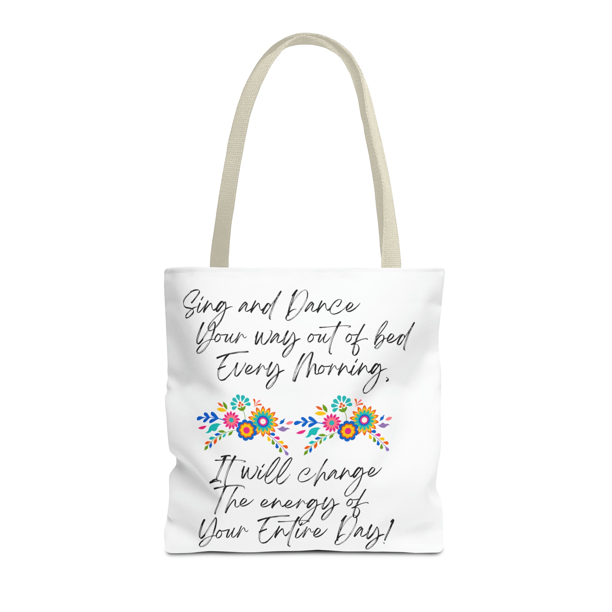 "Sing and Dance Energy" Tote Bag (AOP)