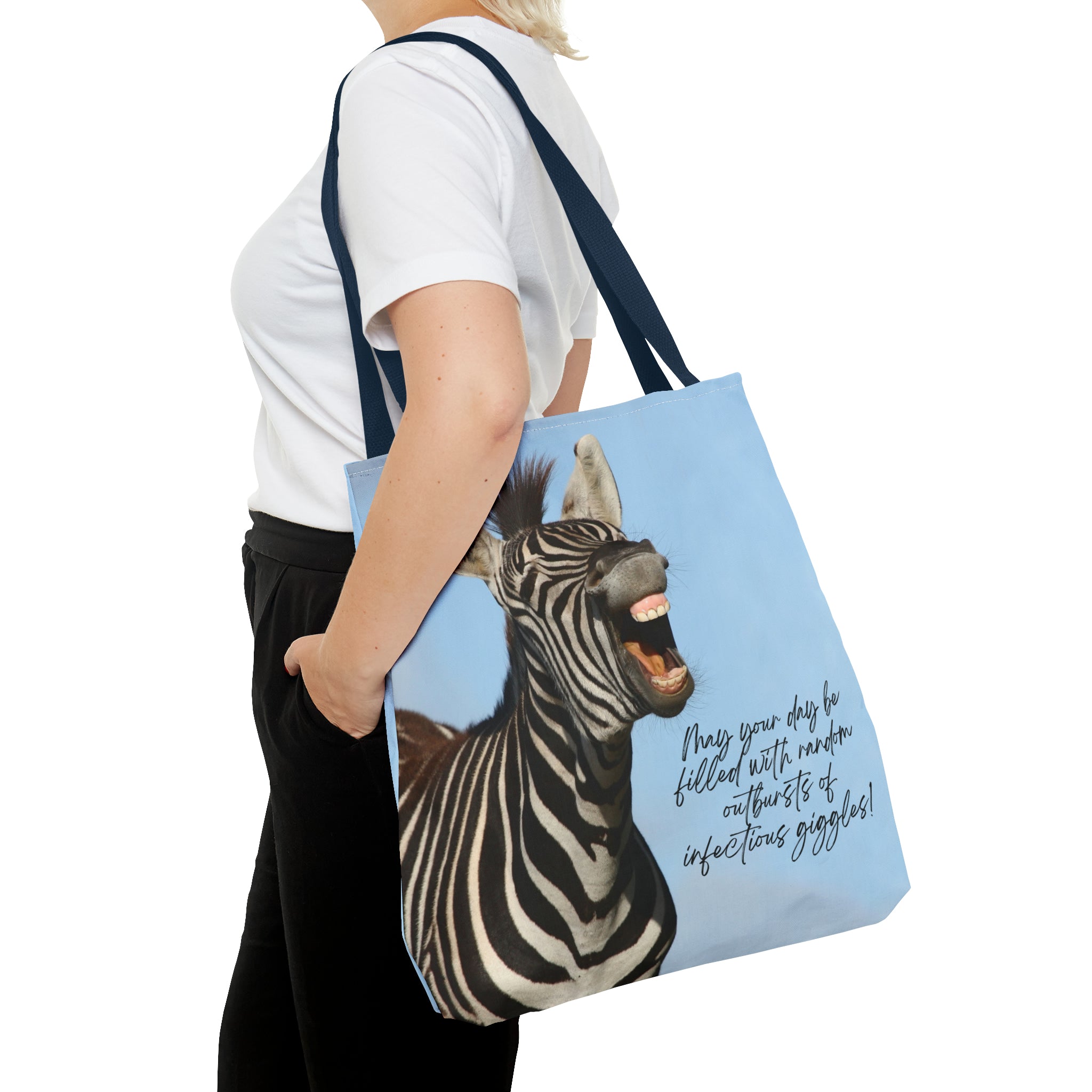 "Infectious Giggles" Tote Bag (AOP)