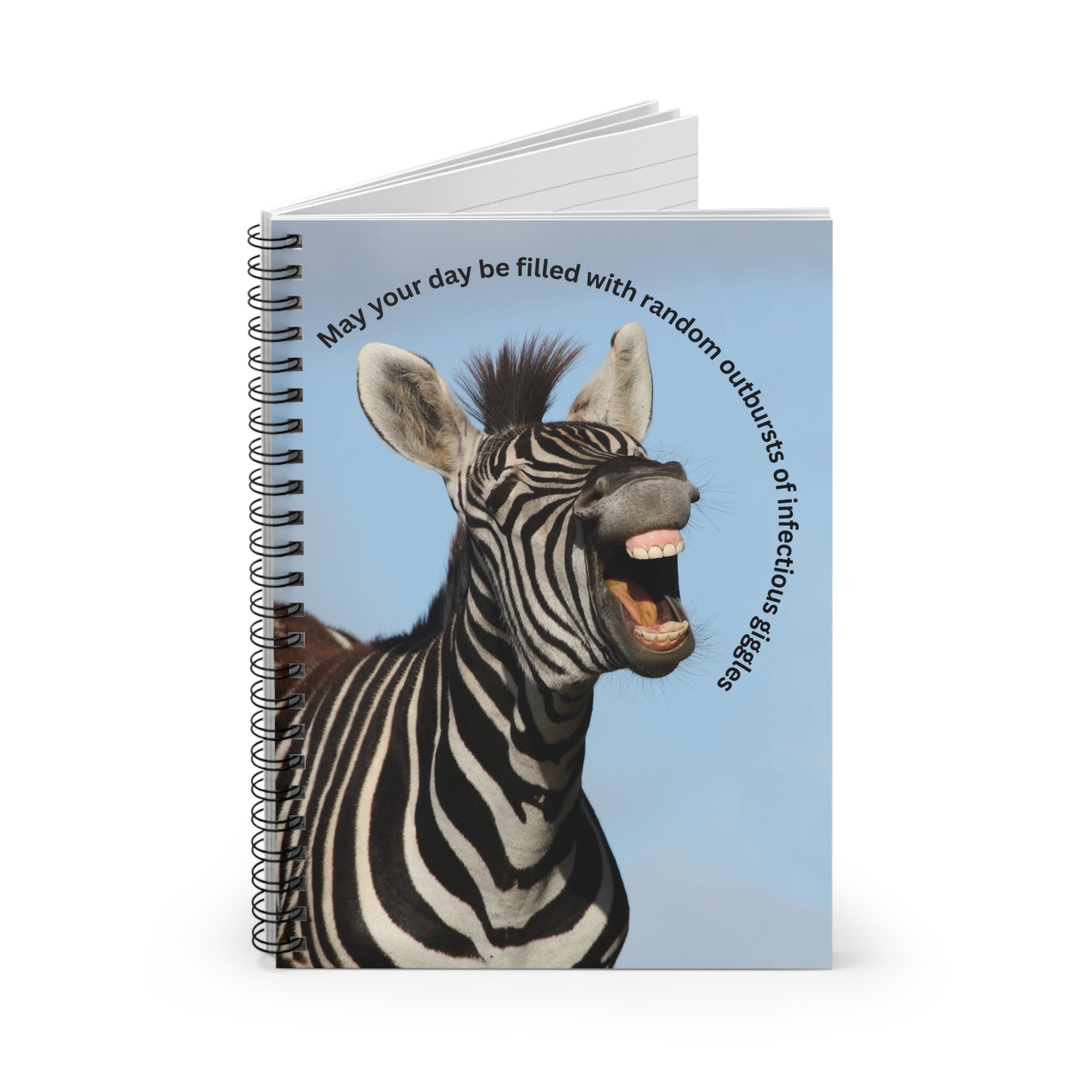 "Infectious Giggles" Spiral Notebook - Ruled Line