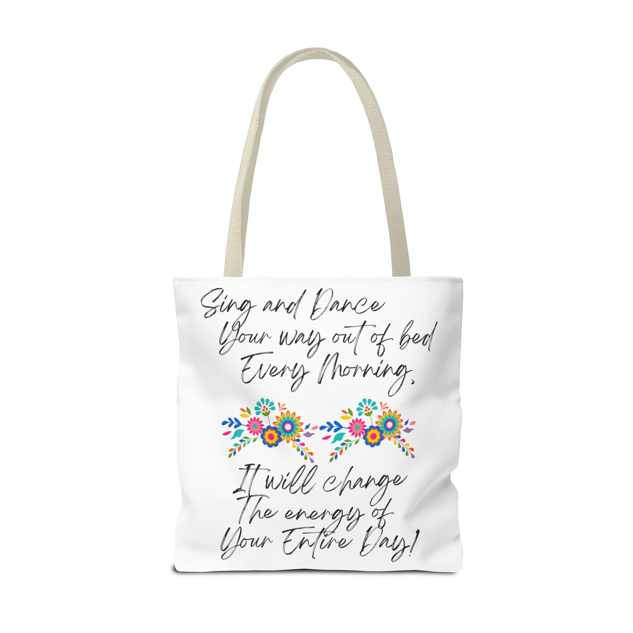 "Sing and Dance Energy" Tote Bag (AOP)