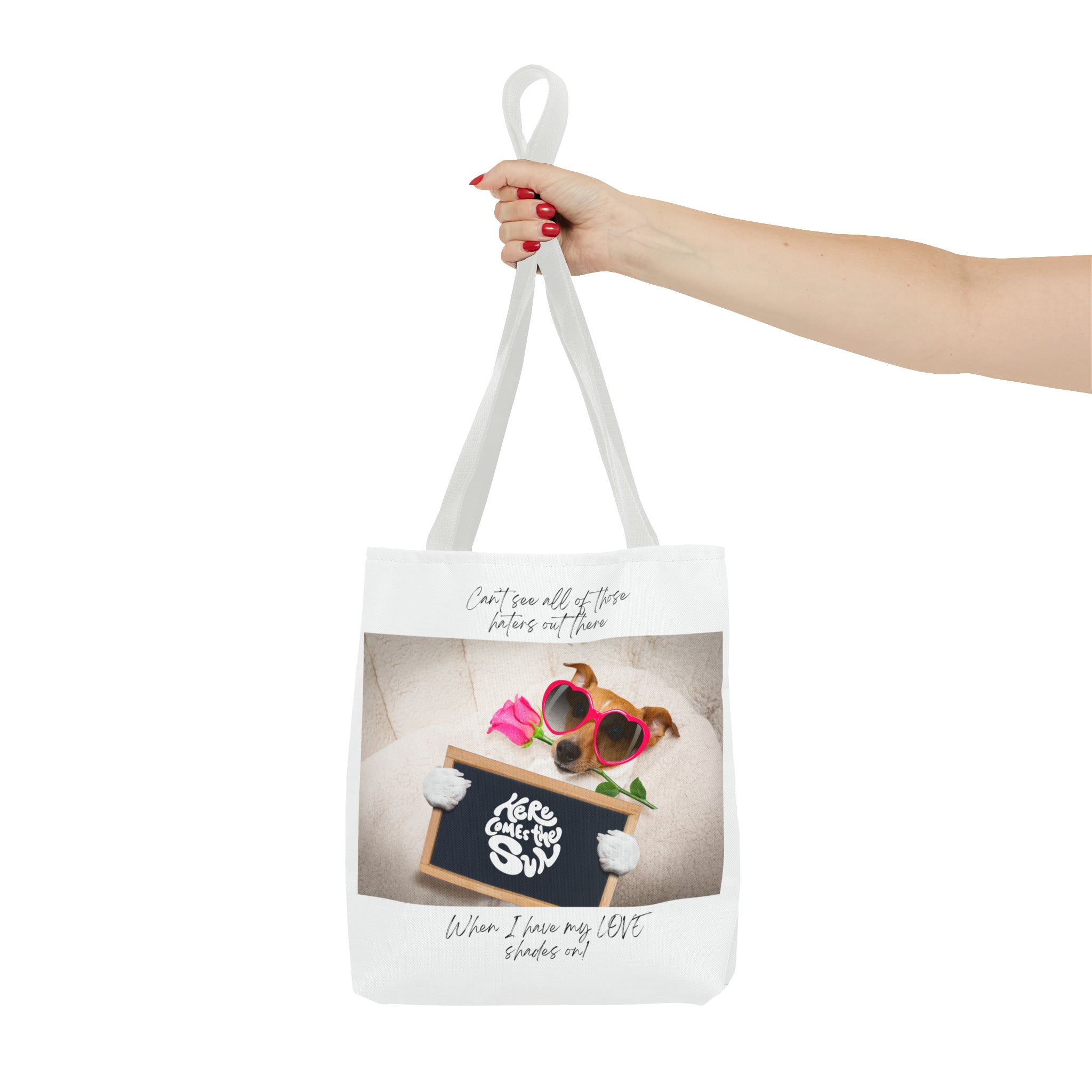 "Dog Love Shades" Tote Bag (AOP)