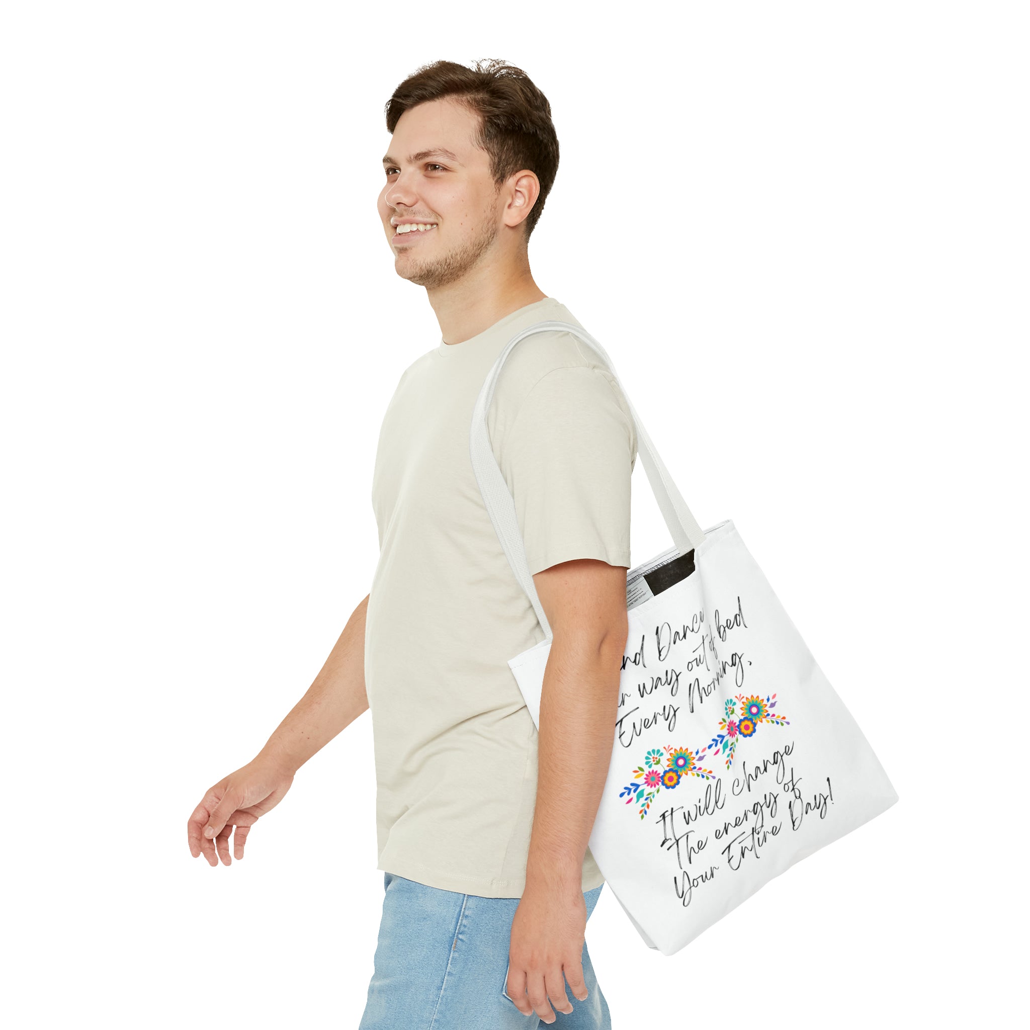"Sing and Dance Energy" Tote Bag (AOP)