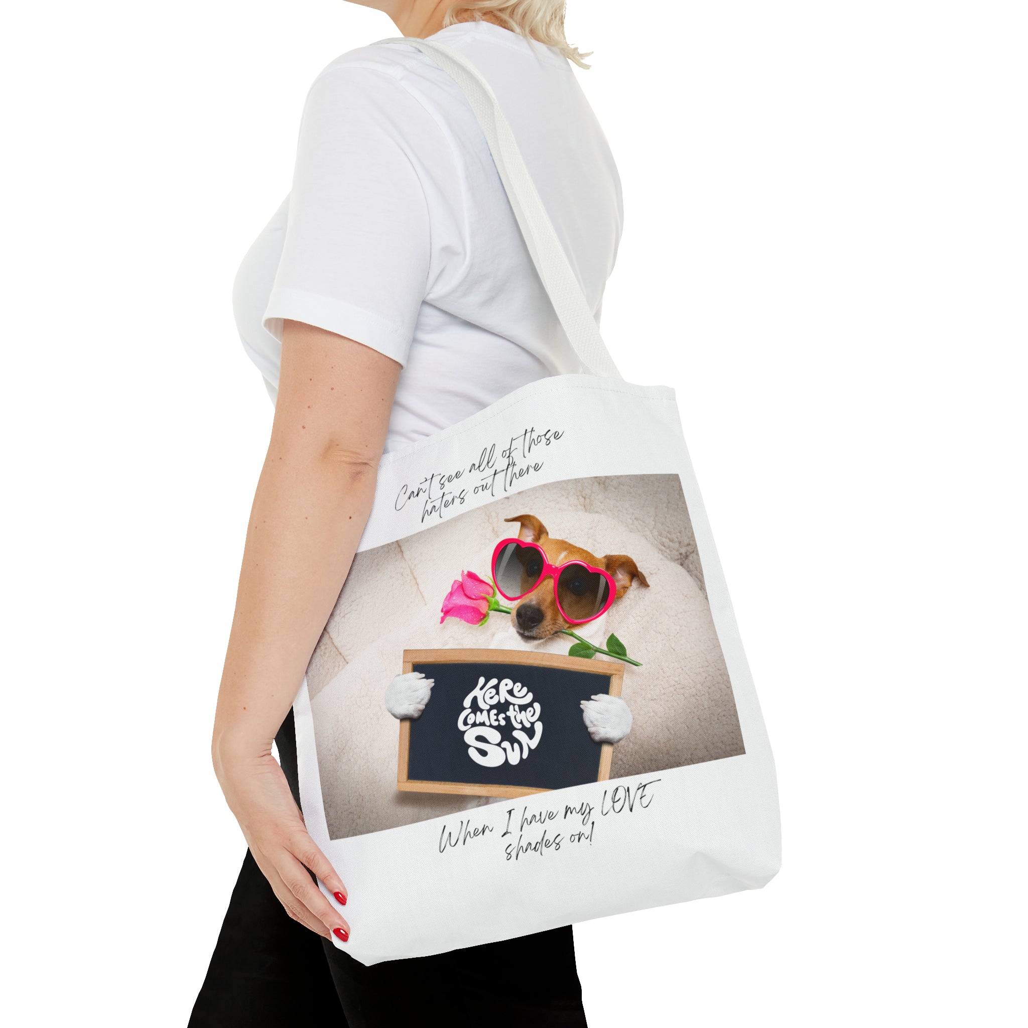 "Dog Love Shades" Tote Bag (AOP)