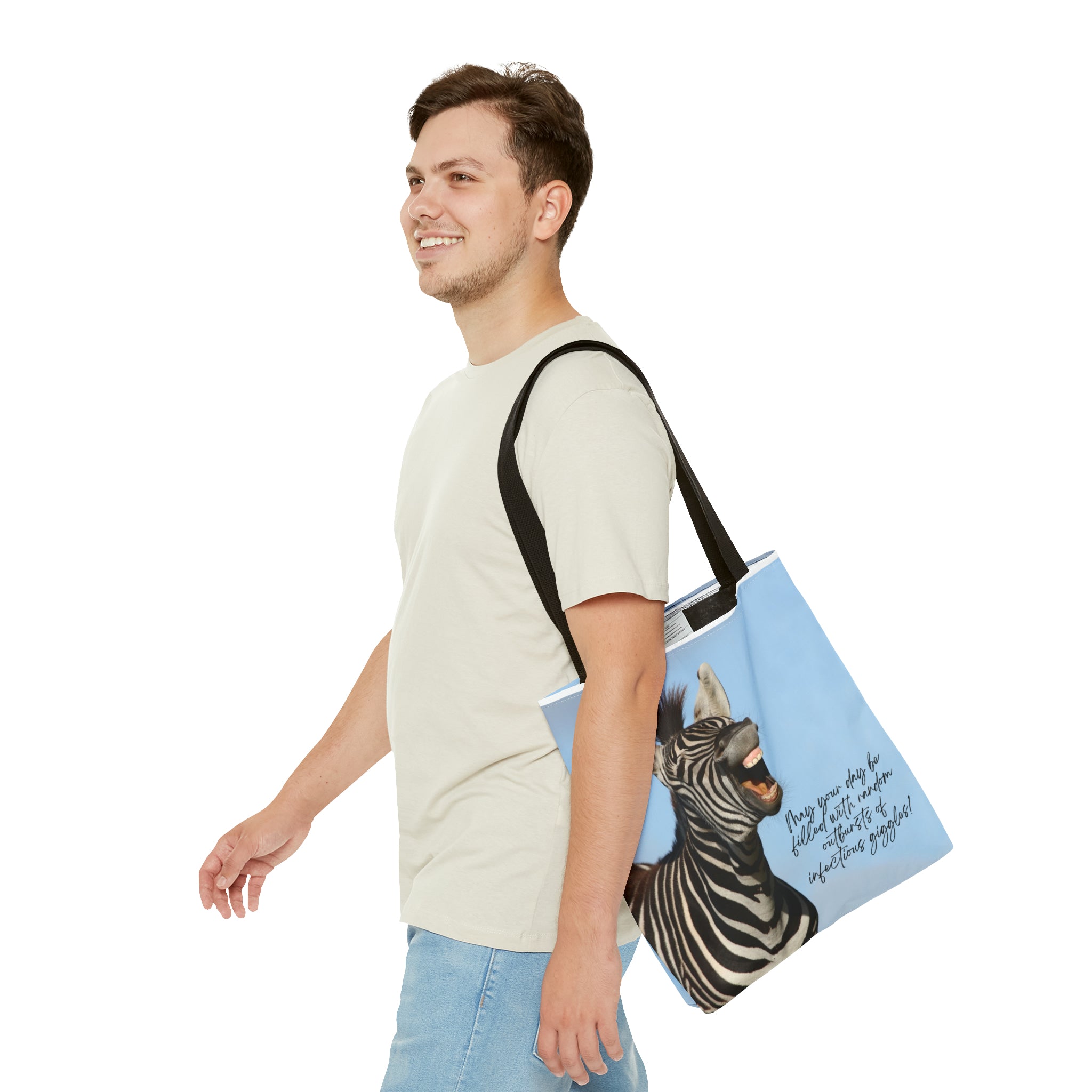 "Infectious Giggles" Tote Bag (AOP)