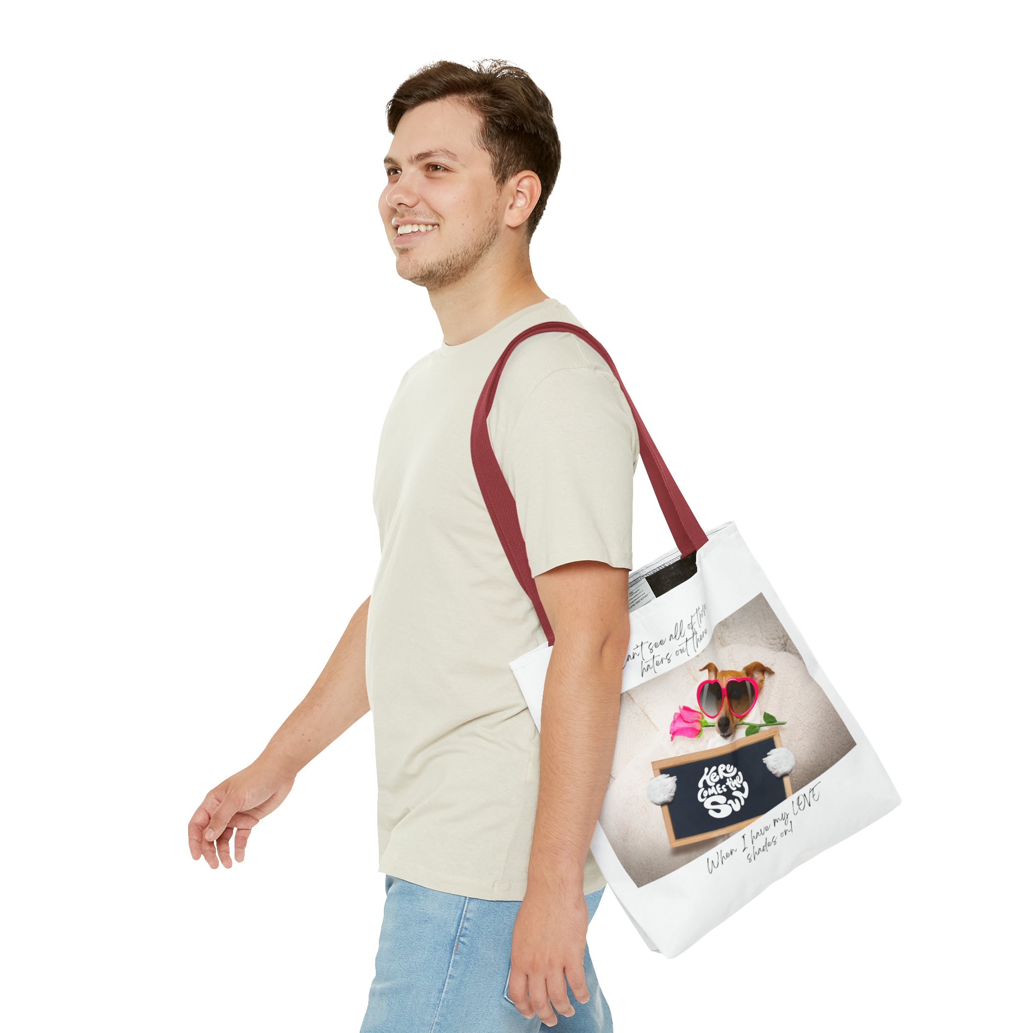"Dog Love Shades" Tote Bag (AOP)