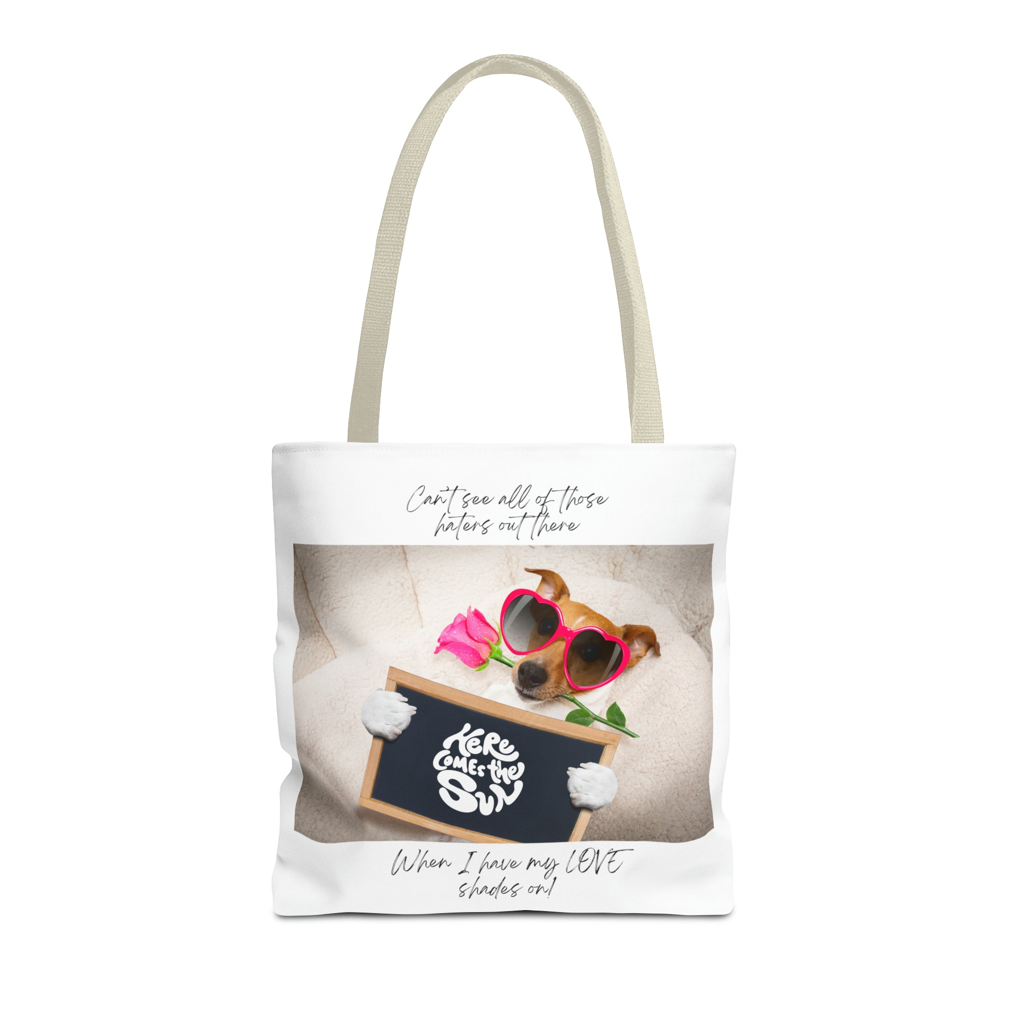 "Dog Love Shades" Tote Bag (AOP)