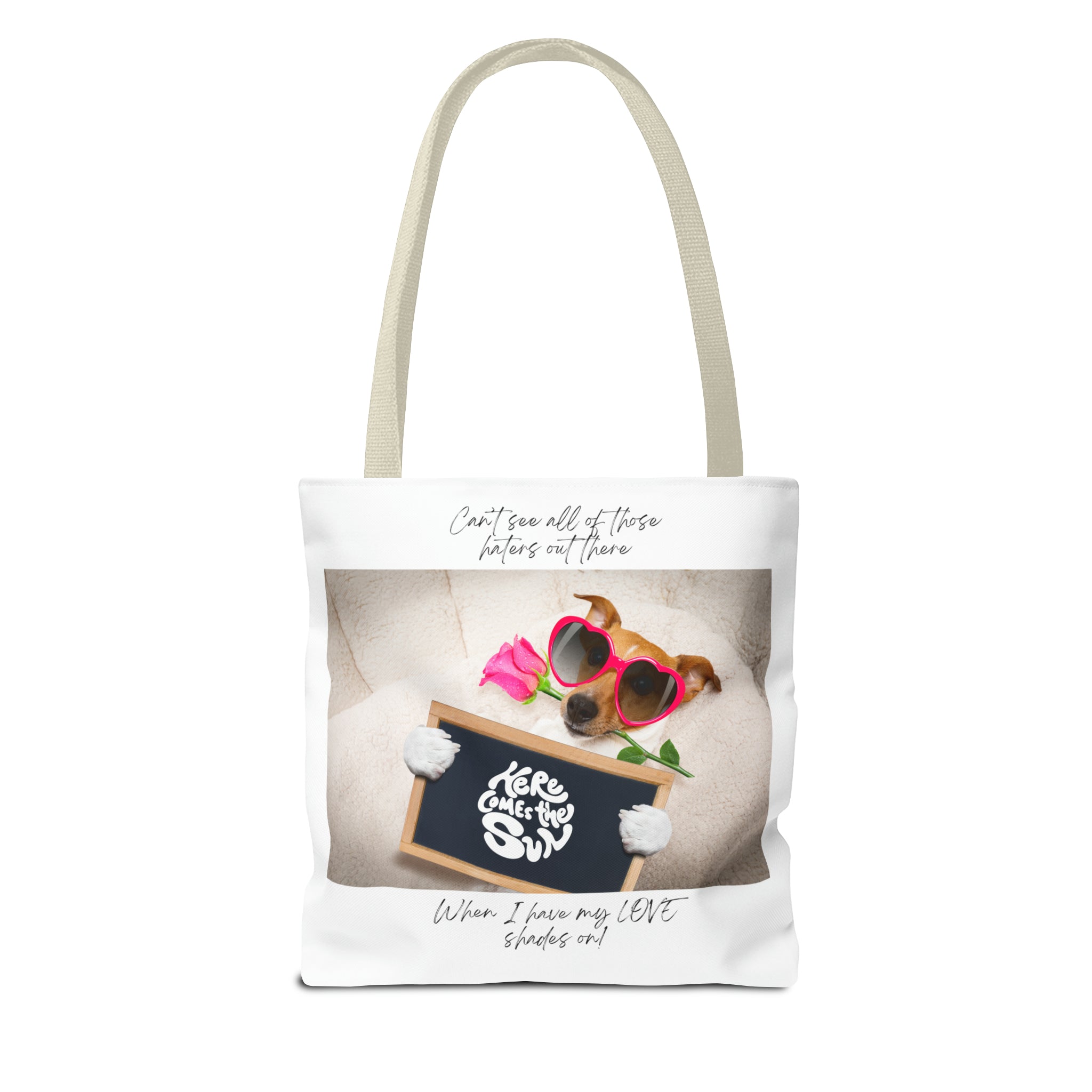 "Dog Love Shades" Tote Bag (AOP)
