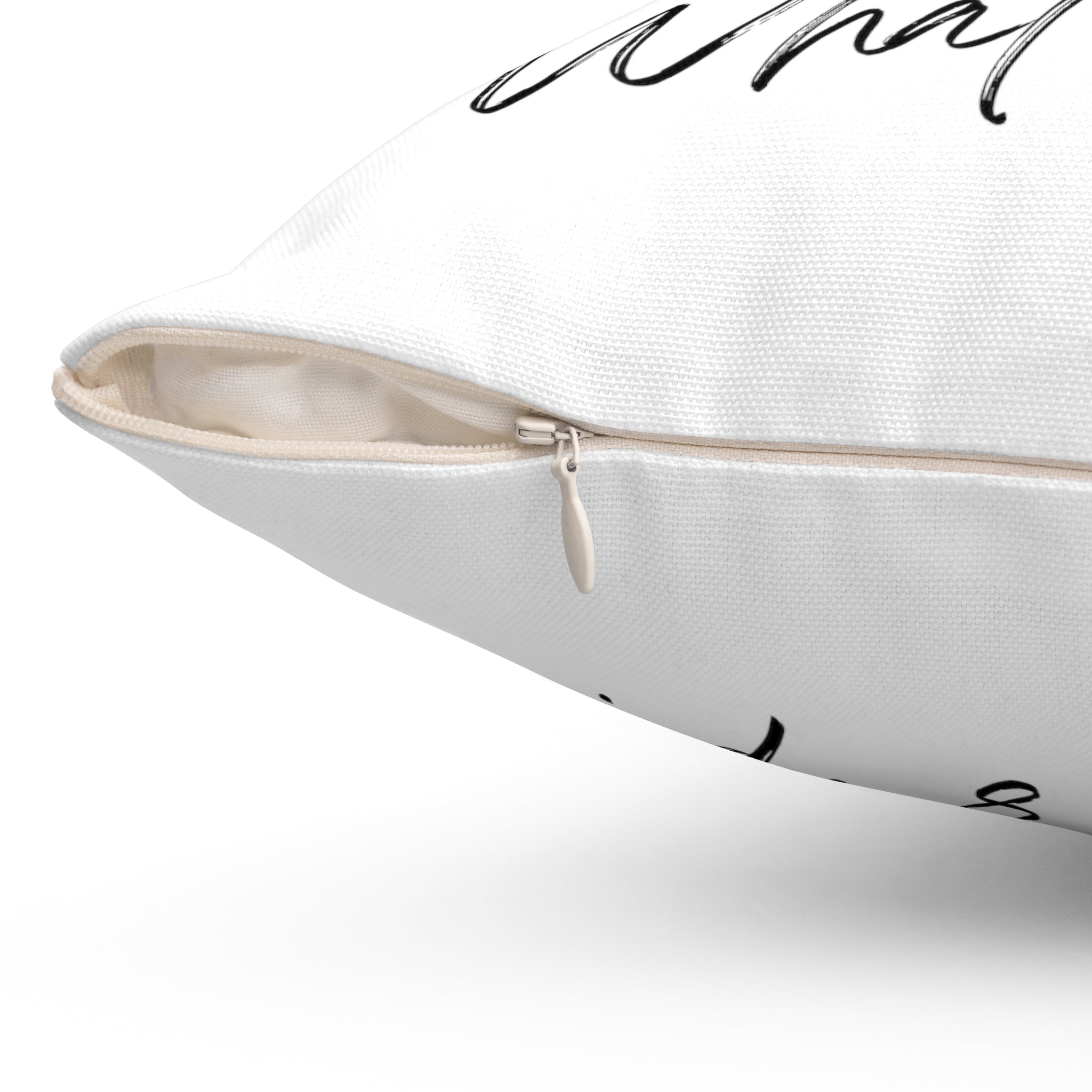 Show Up & Glow Up" Spun Polyester Square Pillow