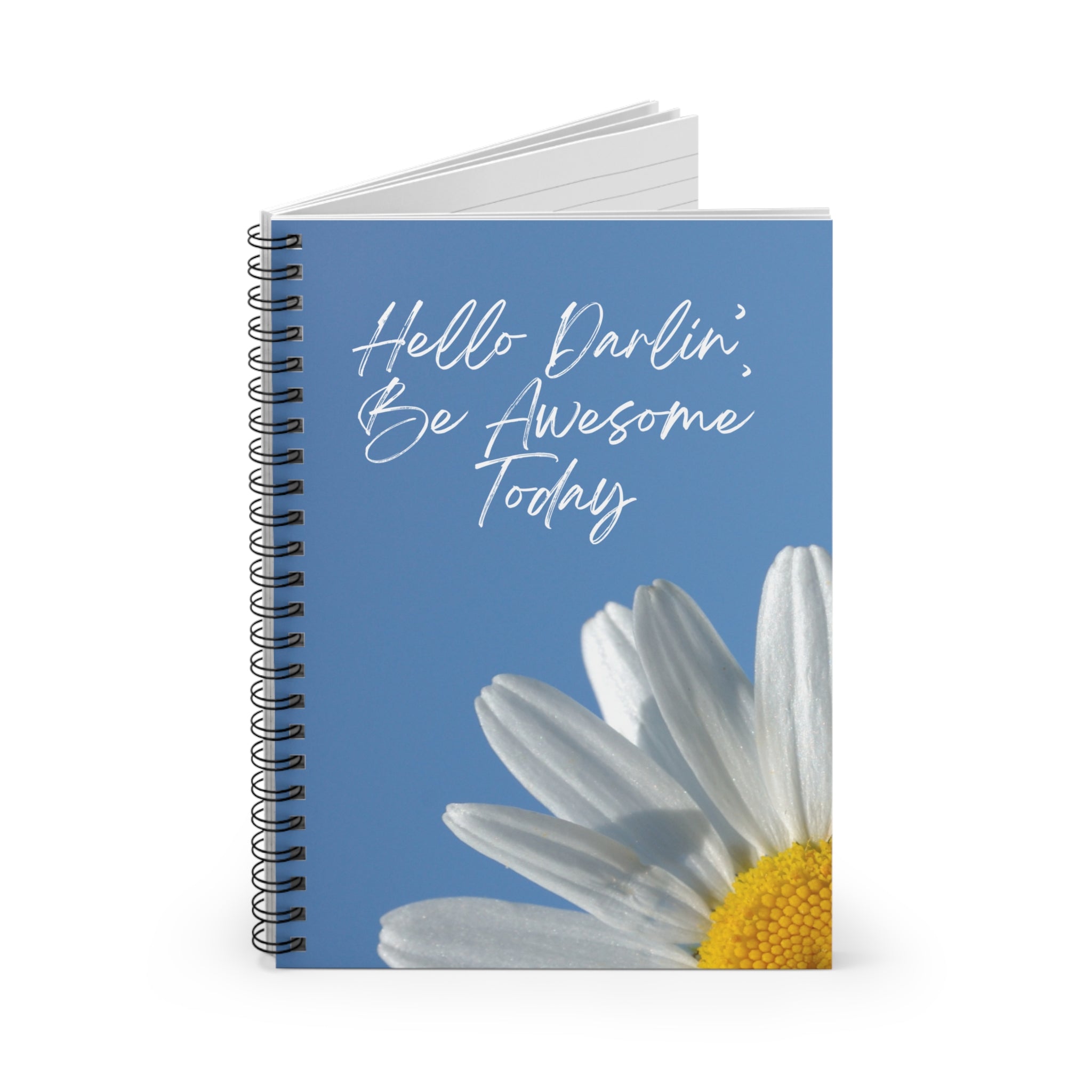 "Hello Darlin' Daisy" Spiral Notebook - Ruled Line