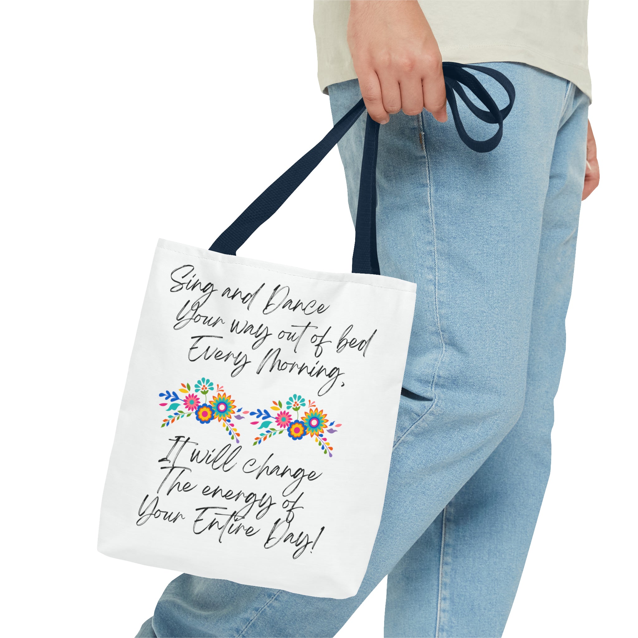 "Sing and Dance Energy" Tote Bag (AOP)