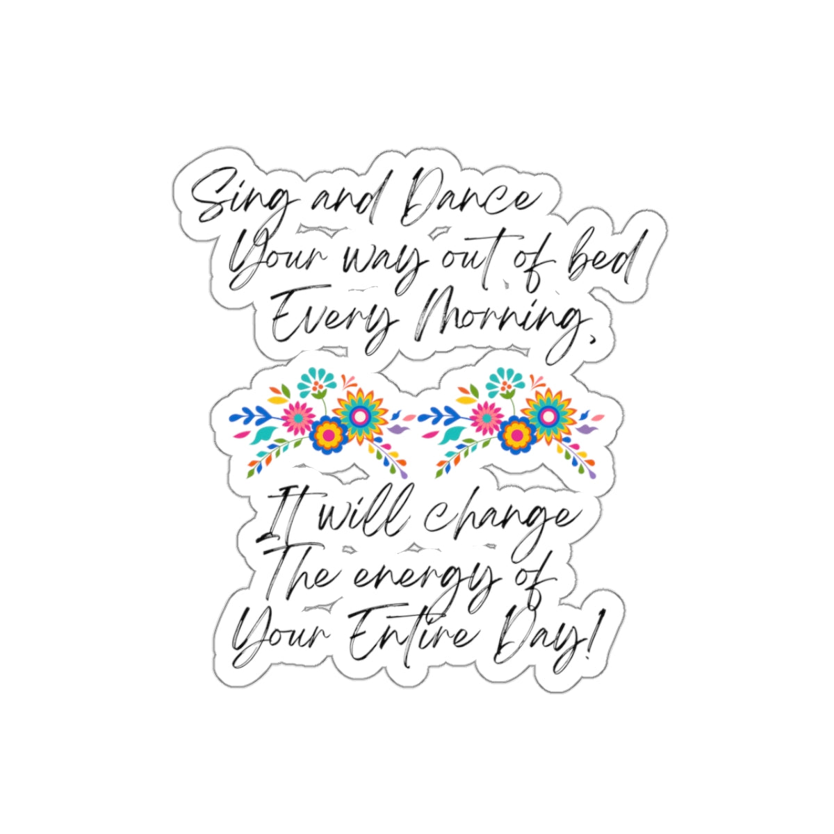 "Sing And Dance Energy" Kiss-Cut Stickers