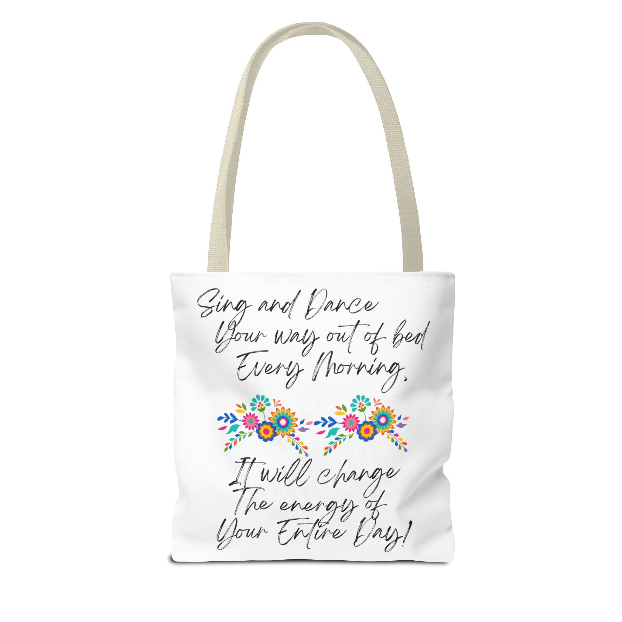 "Sing and Dance Energy" Tote Bag (AOP)