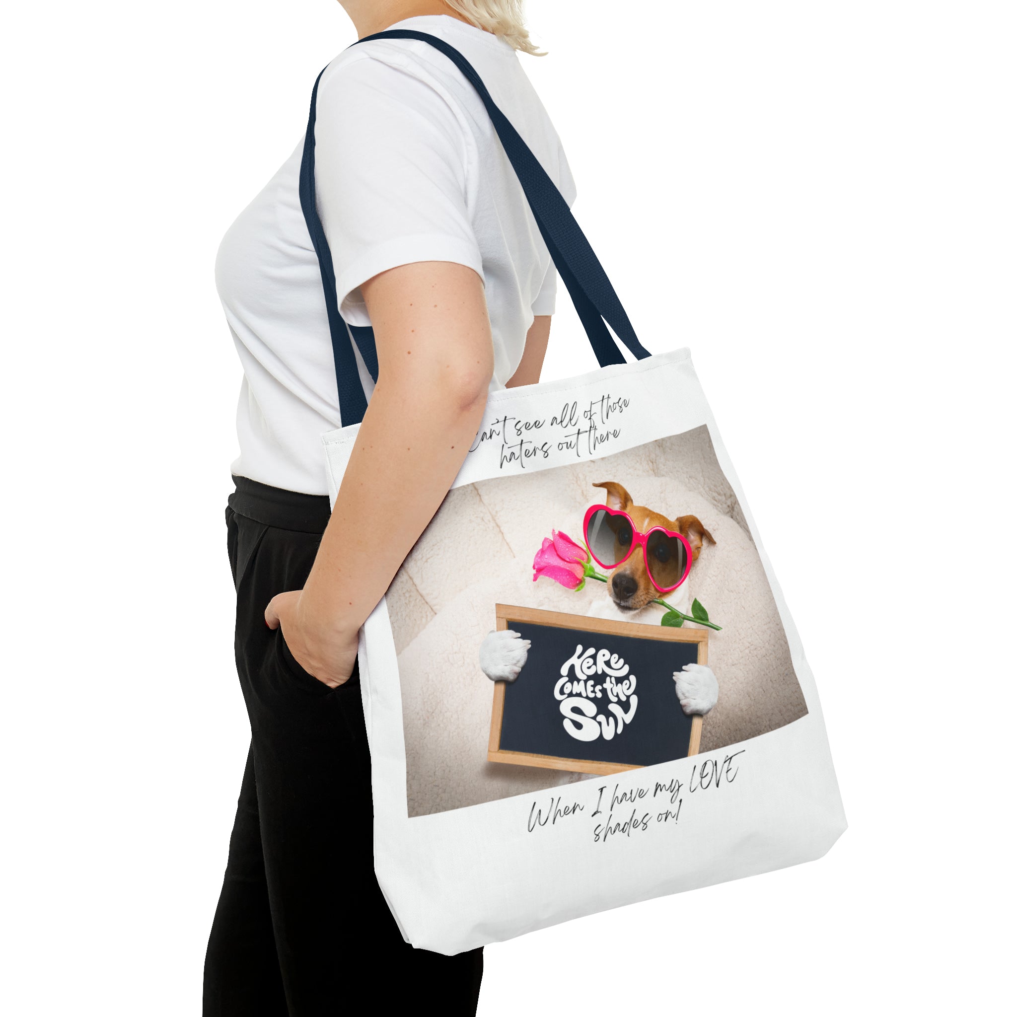 "Dog Love Shades" Tote Bag (AOP)