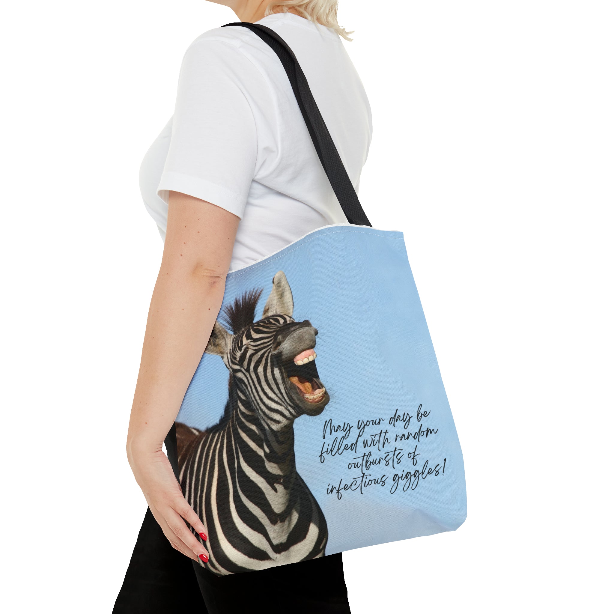 "Infectious Giggles" Tote Bag (AOP)