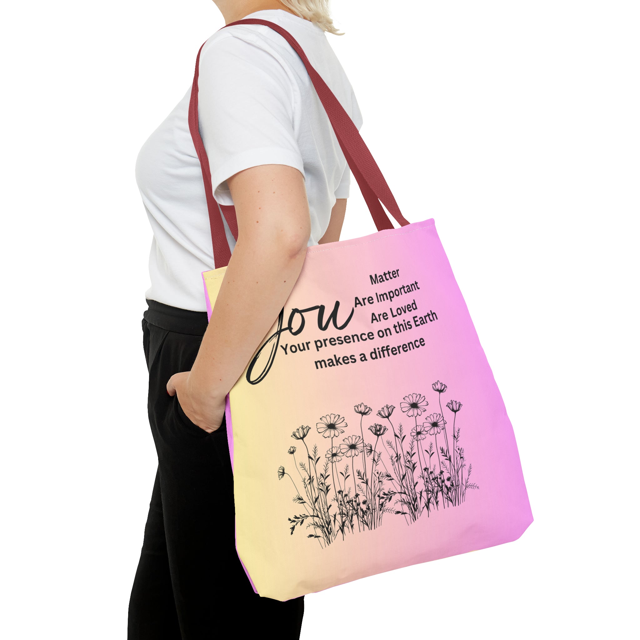 "You" Tote Bag (AOP)