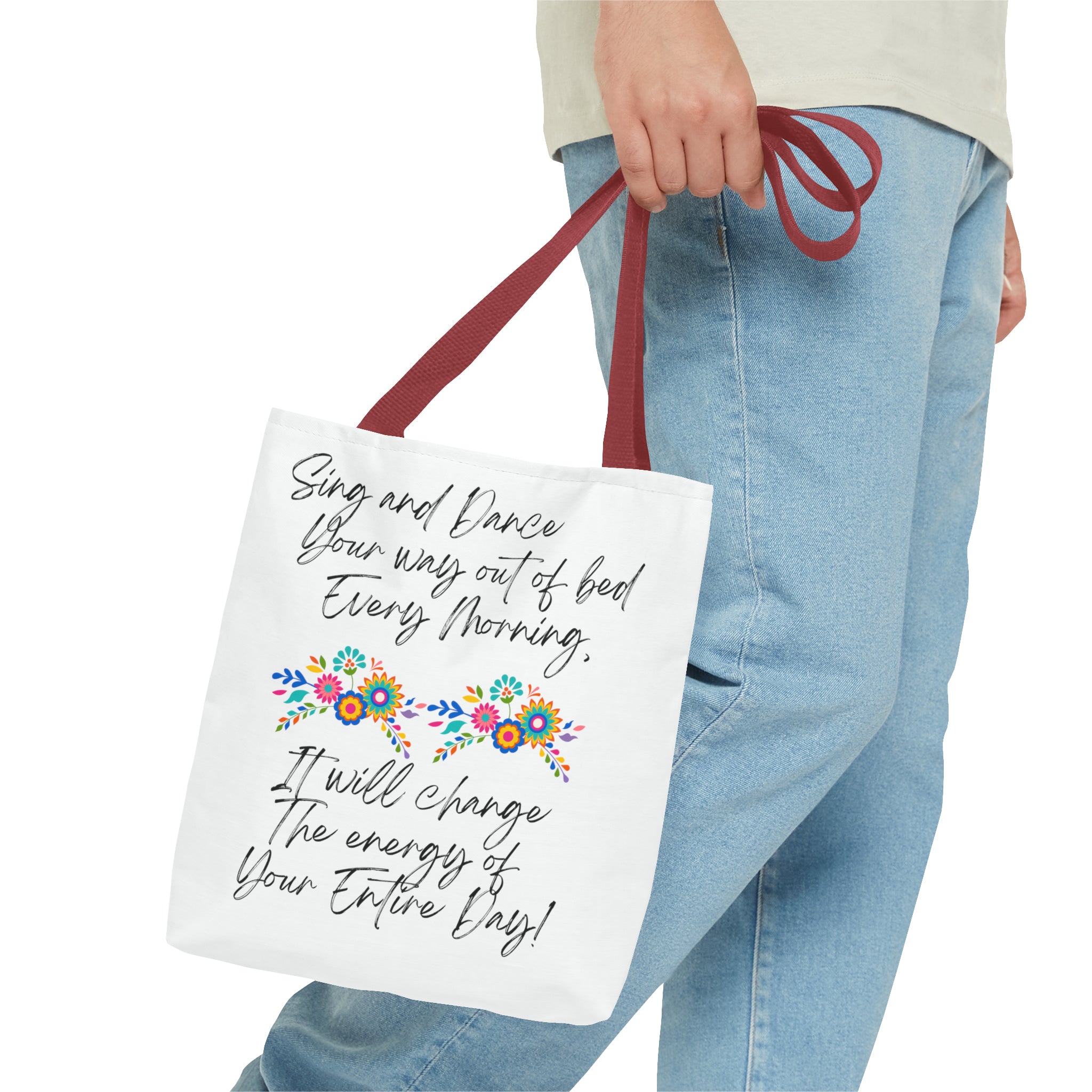 "Sing and Dance Energy" Tote Bag (AOP)