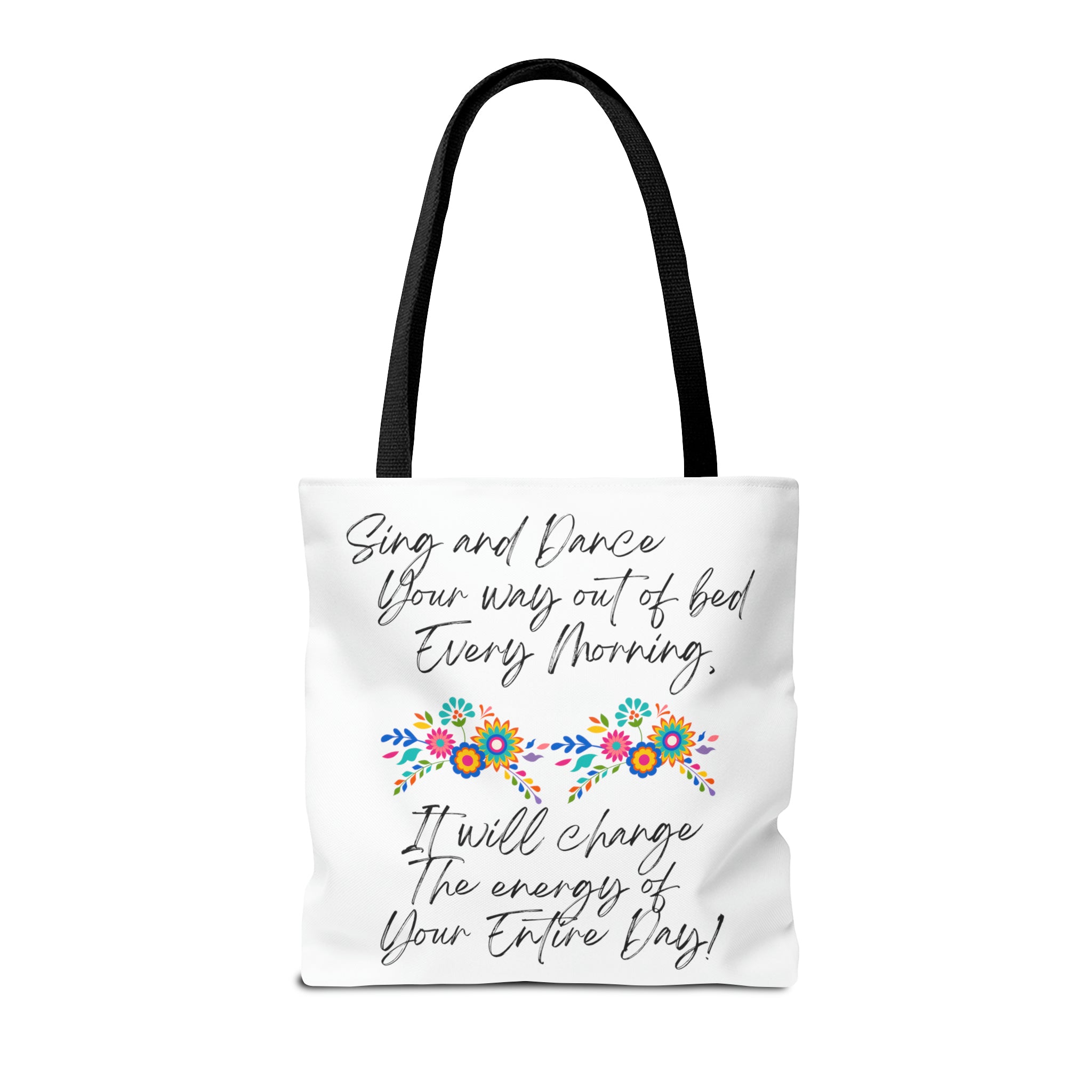 "Sing and Dance Energy" Tote Bag (AOP)