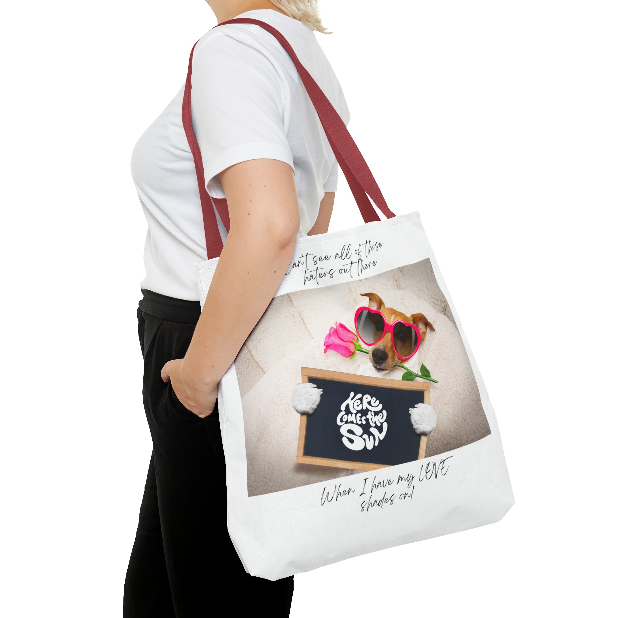 "Dog Love Shades" Tote Bag (AOP)