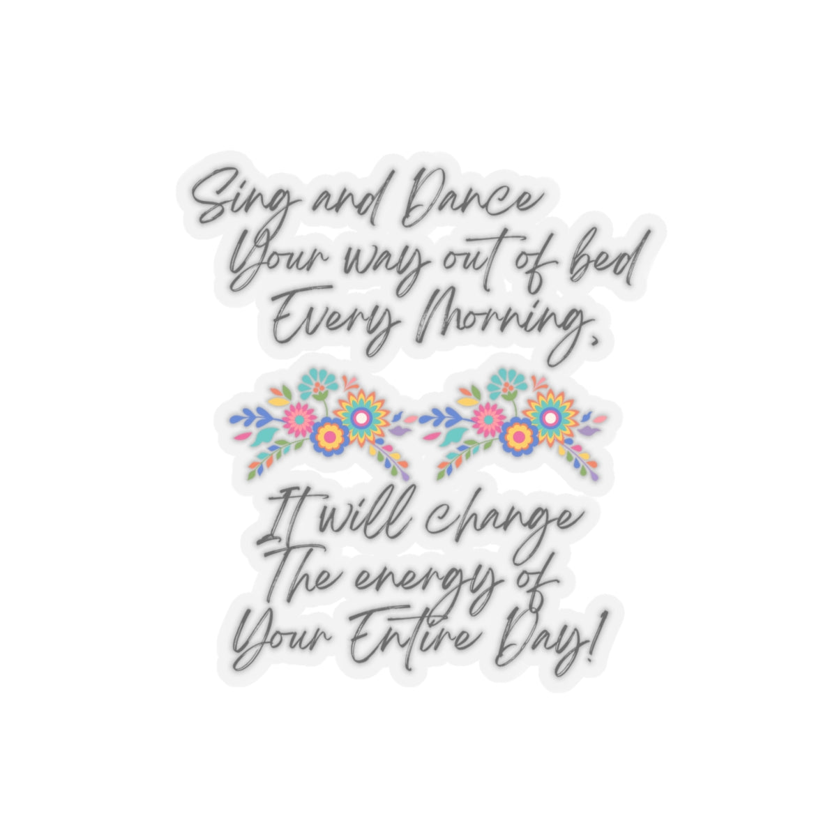 "Sing And Dance Energy" Kiss-Cut Stickers