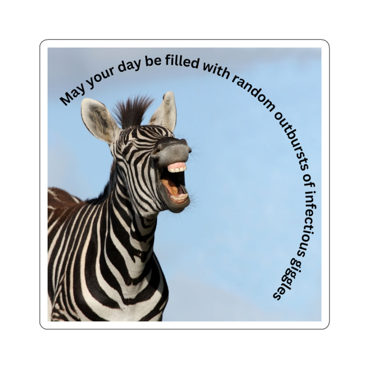 "Infectious Giggles" Kiss-Cut Stickers