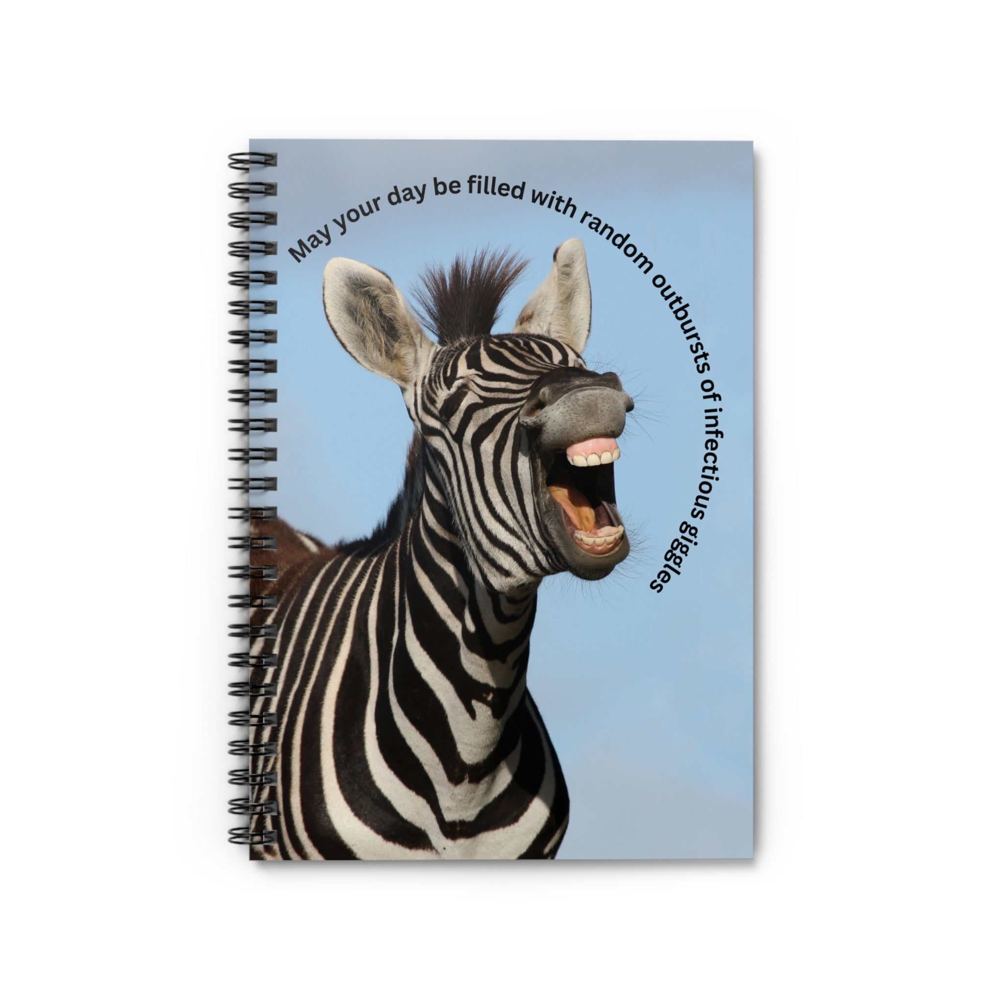 "Infectious Giggles" Spiral Notebook - Ruled Line