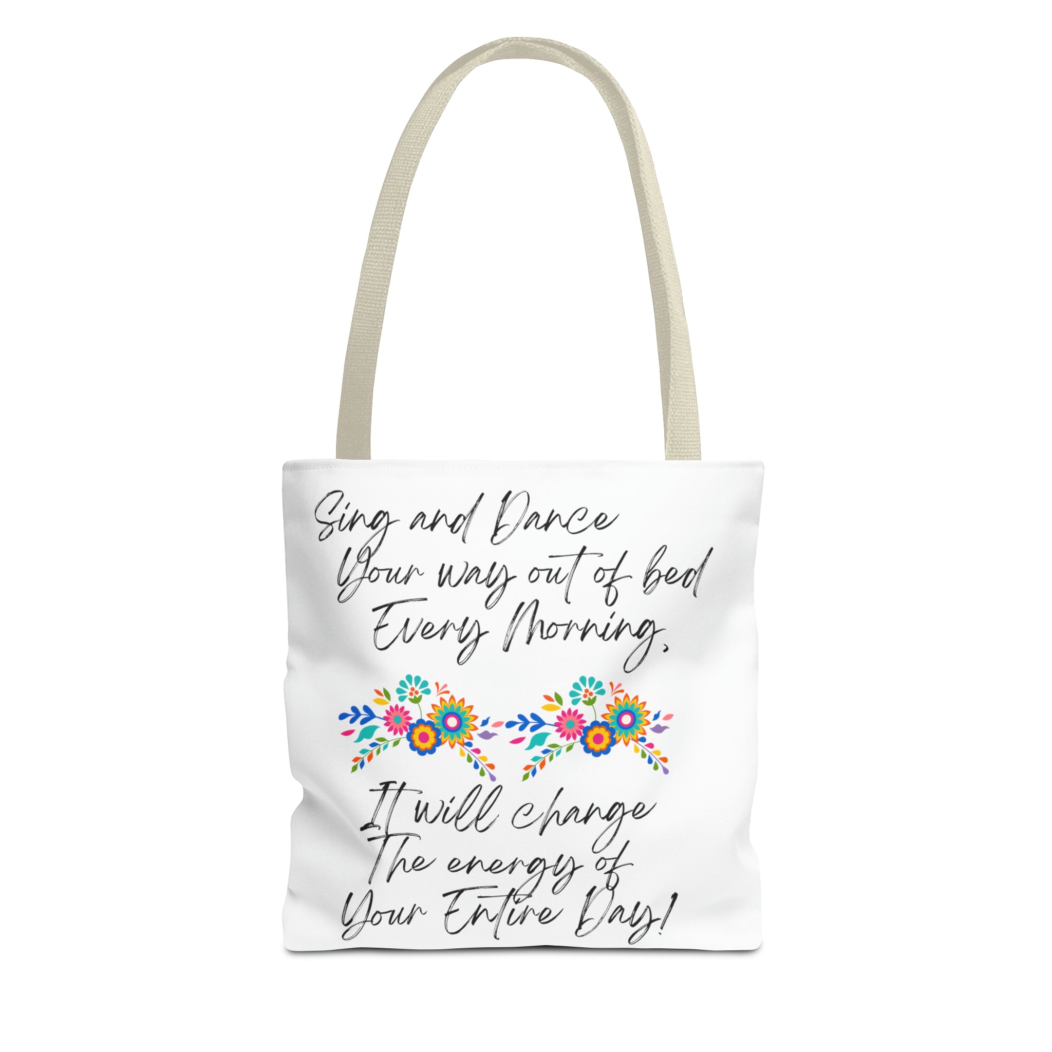 "Sing and Dance Energy" Tote Bag (AOP)