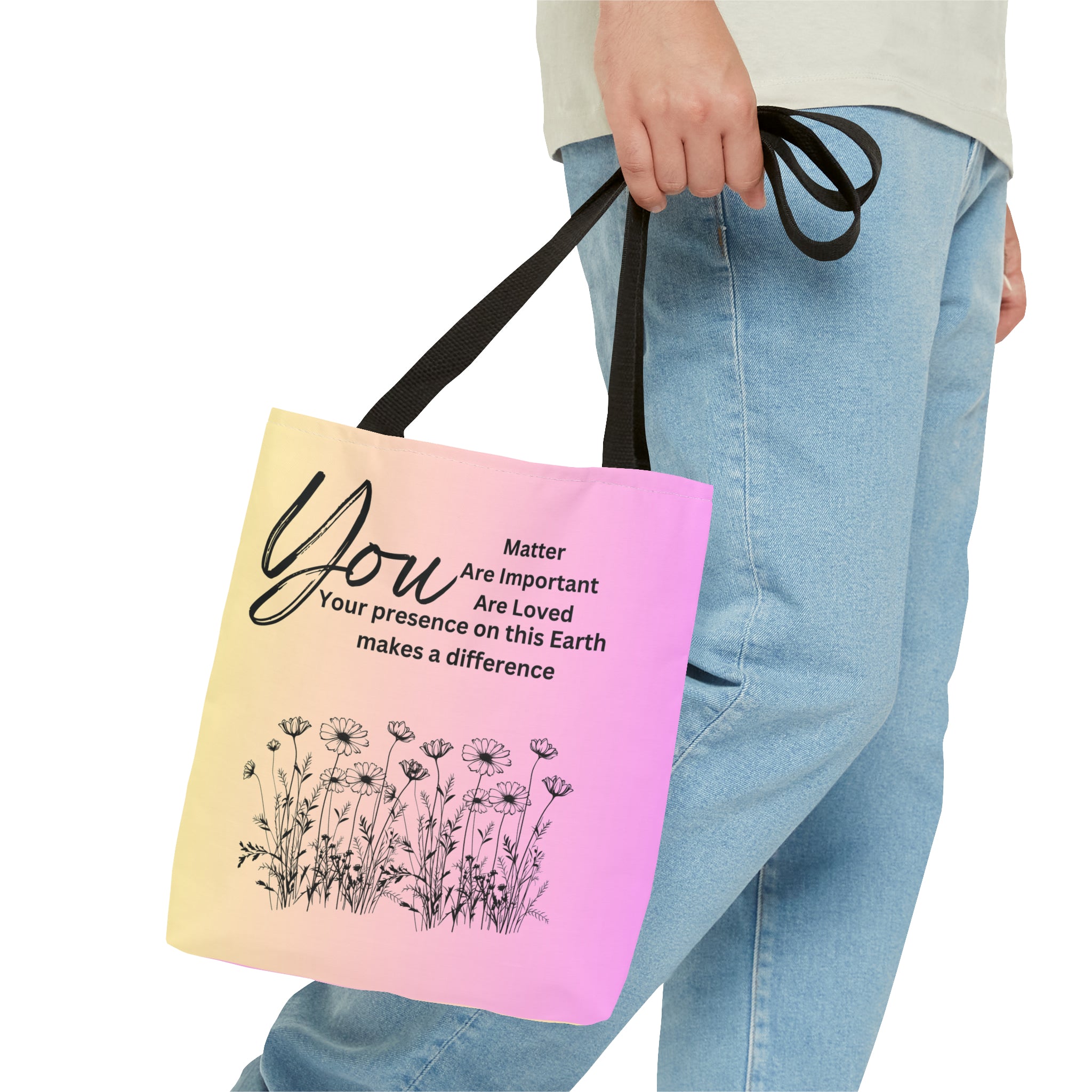 "You" Tote Bag (AOP)