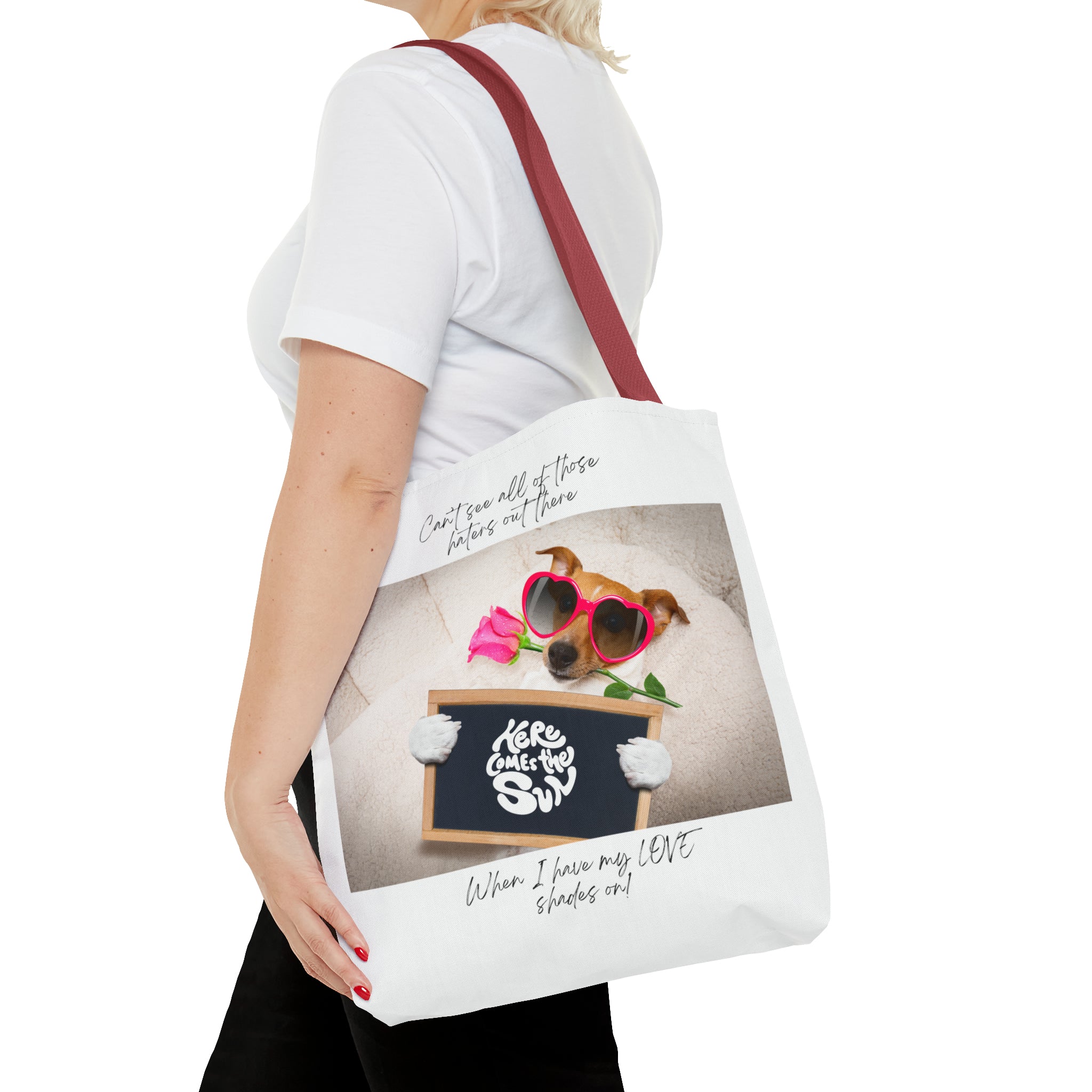 "Dog Love Shades" Tote Bag (AOP)