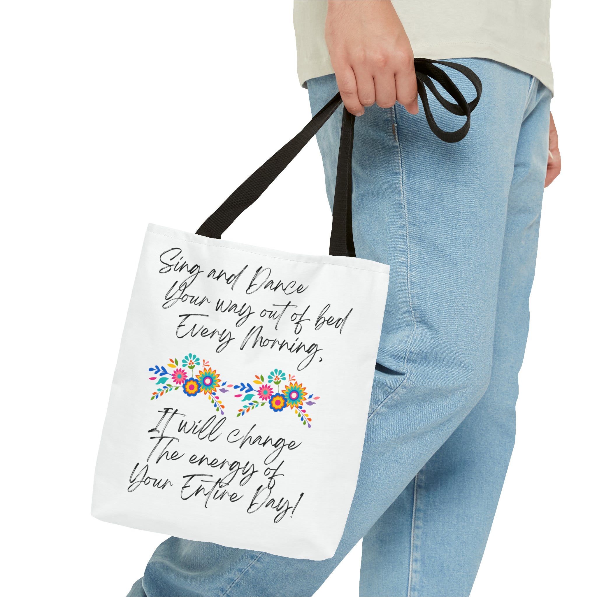 "Sing and Dance Energy" Tote Bag (AOP)