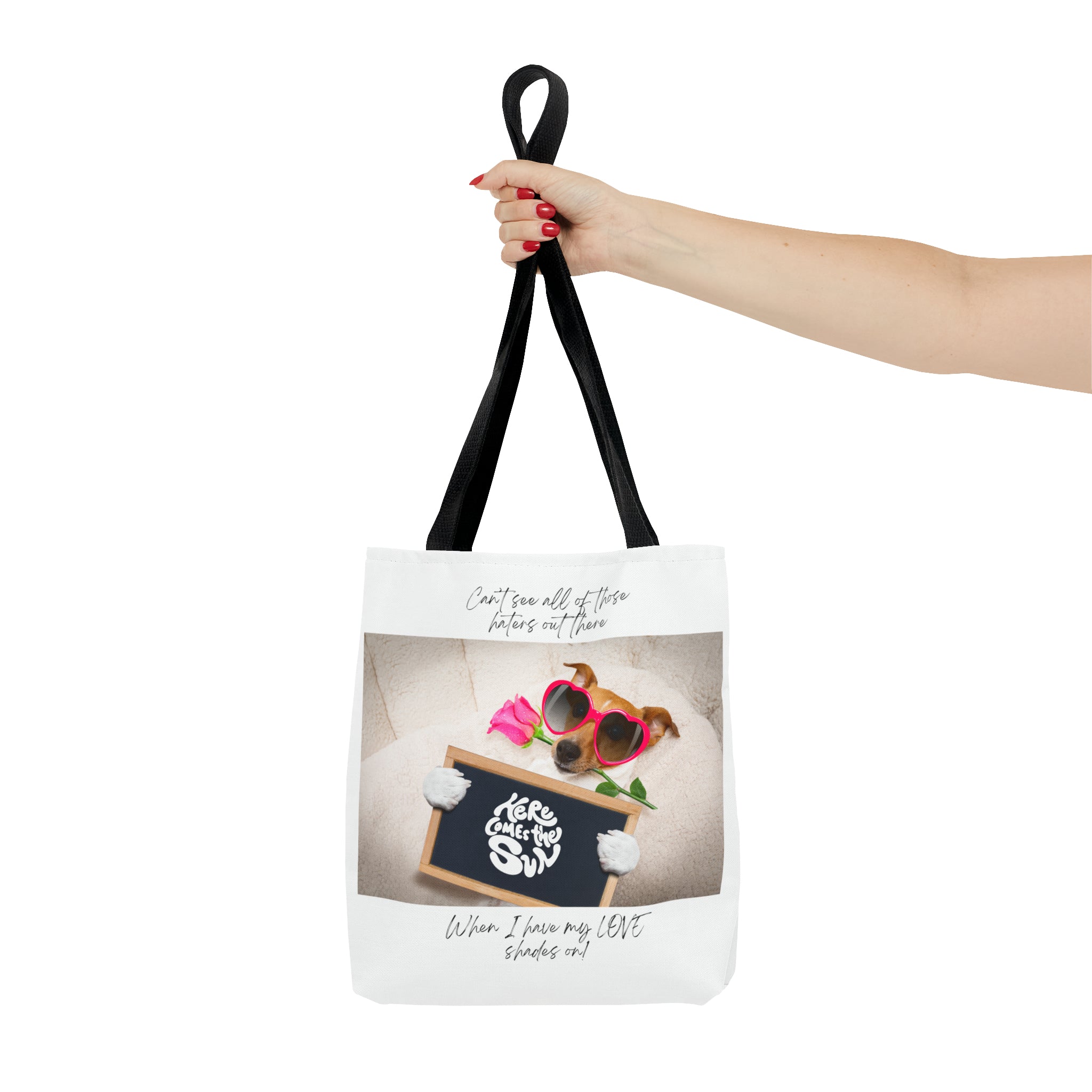 "Dog Love Shades" Tote Bag (AOP)