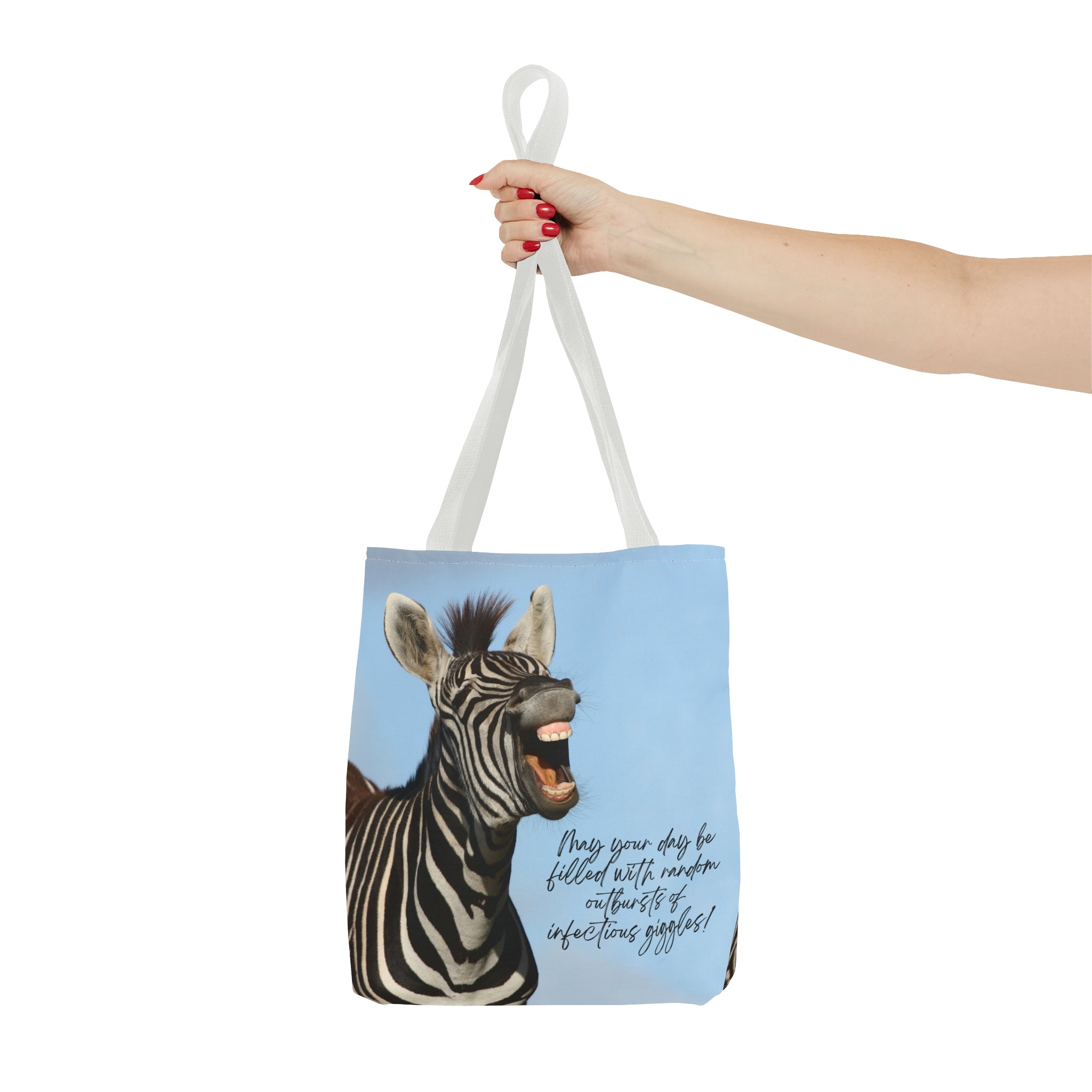 "Infectious Giggles" Tote Bag (AOP)