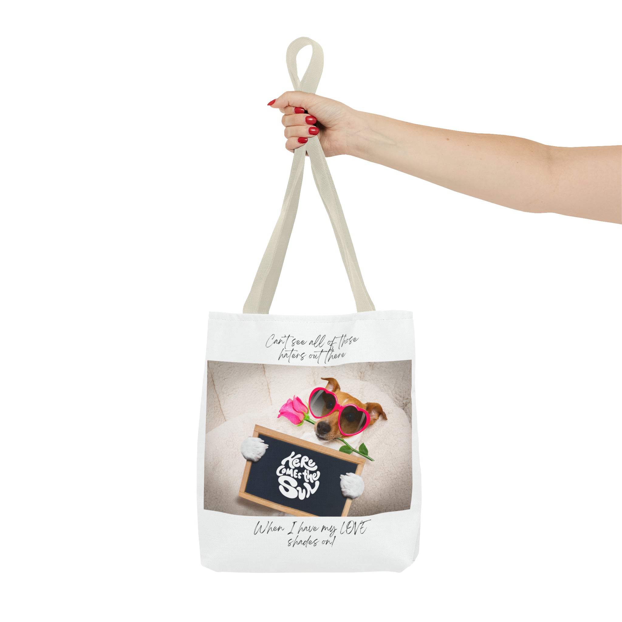 "Dog Love Shades" Tote Bag (AOP)