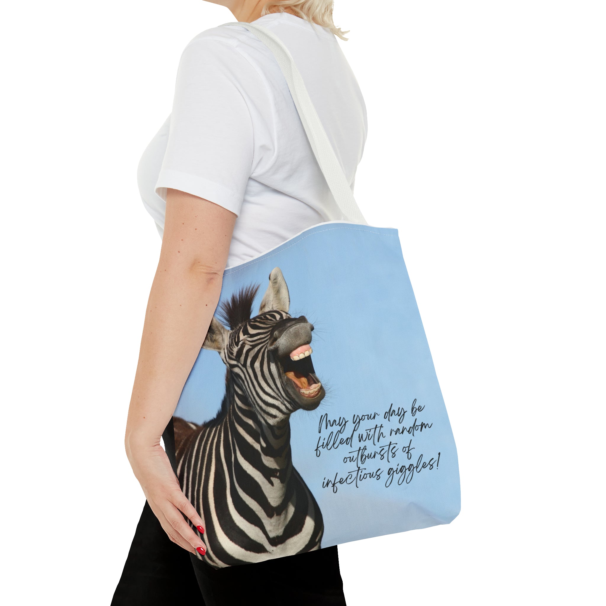 "Infectious Giggles" Tote Bag (AOP)