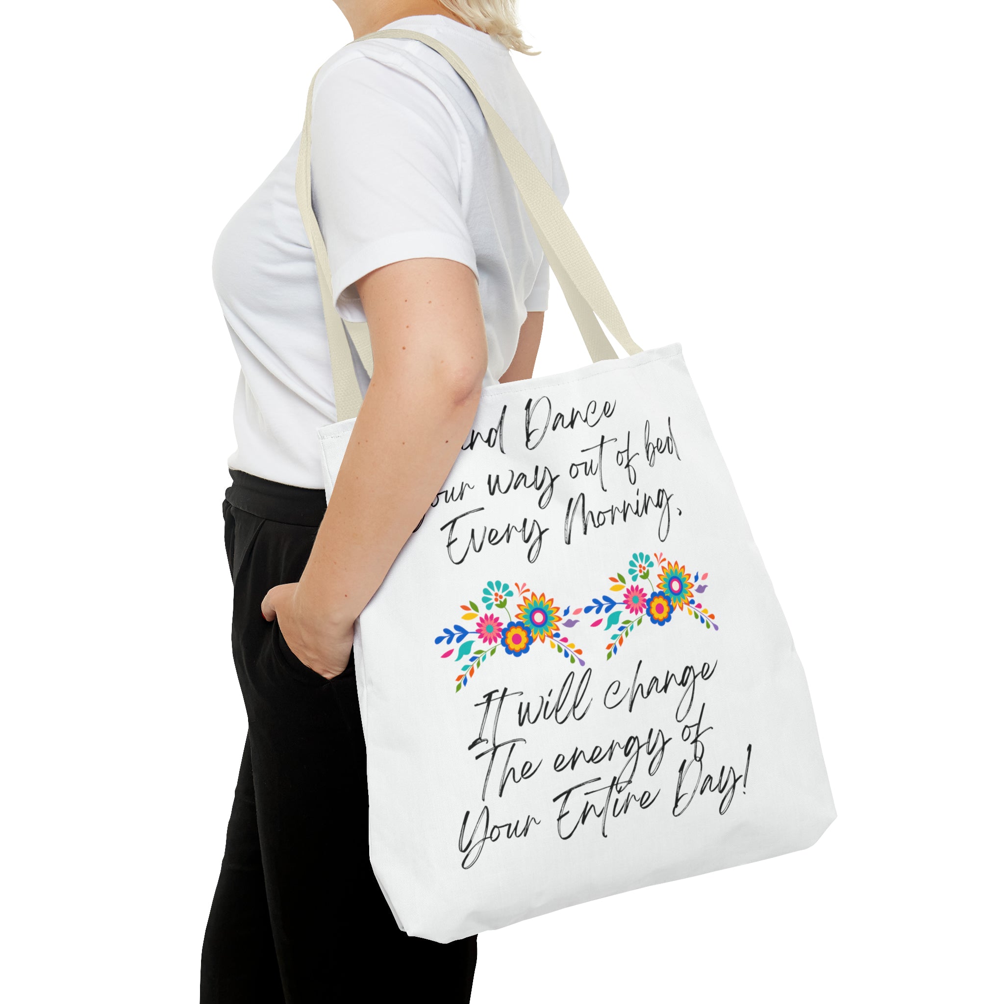 "Sing and Dance Energy" Tote Bag (AOP)