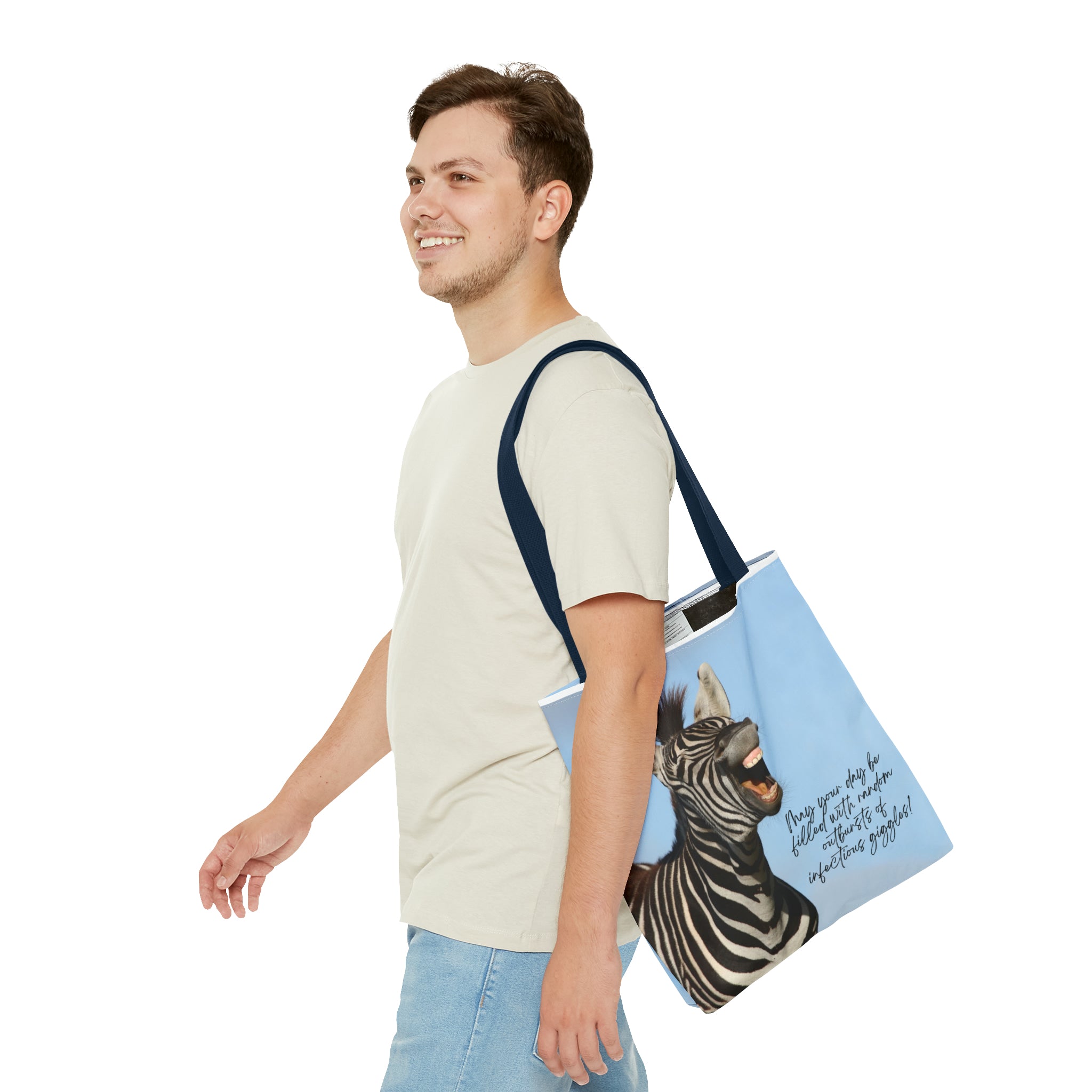 "Infectious Giggles" Tote Bag (AOP)