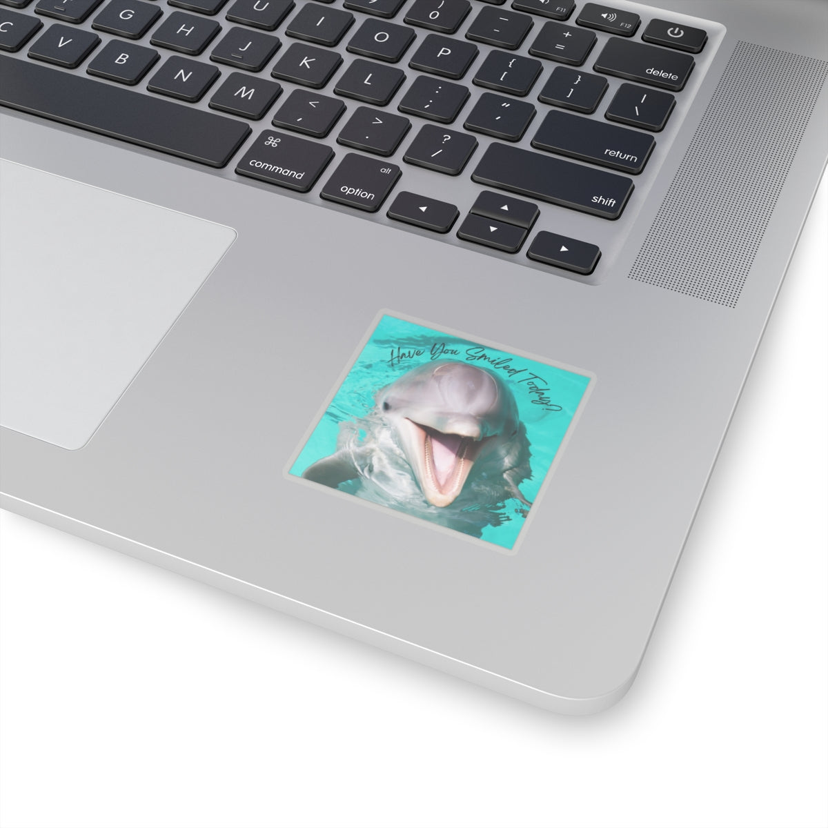 "Dolphin Smiled Today" Kiss-Cut Stickers
