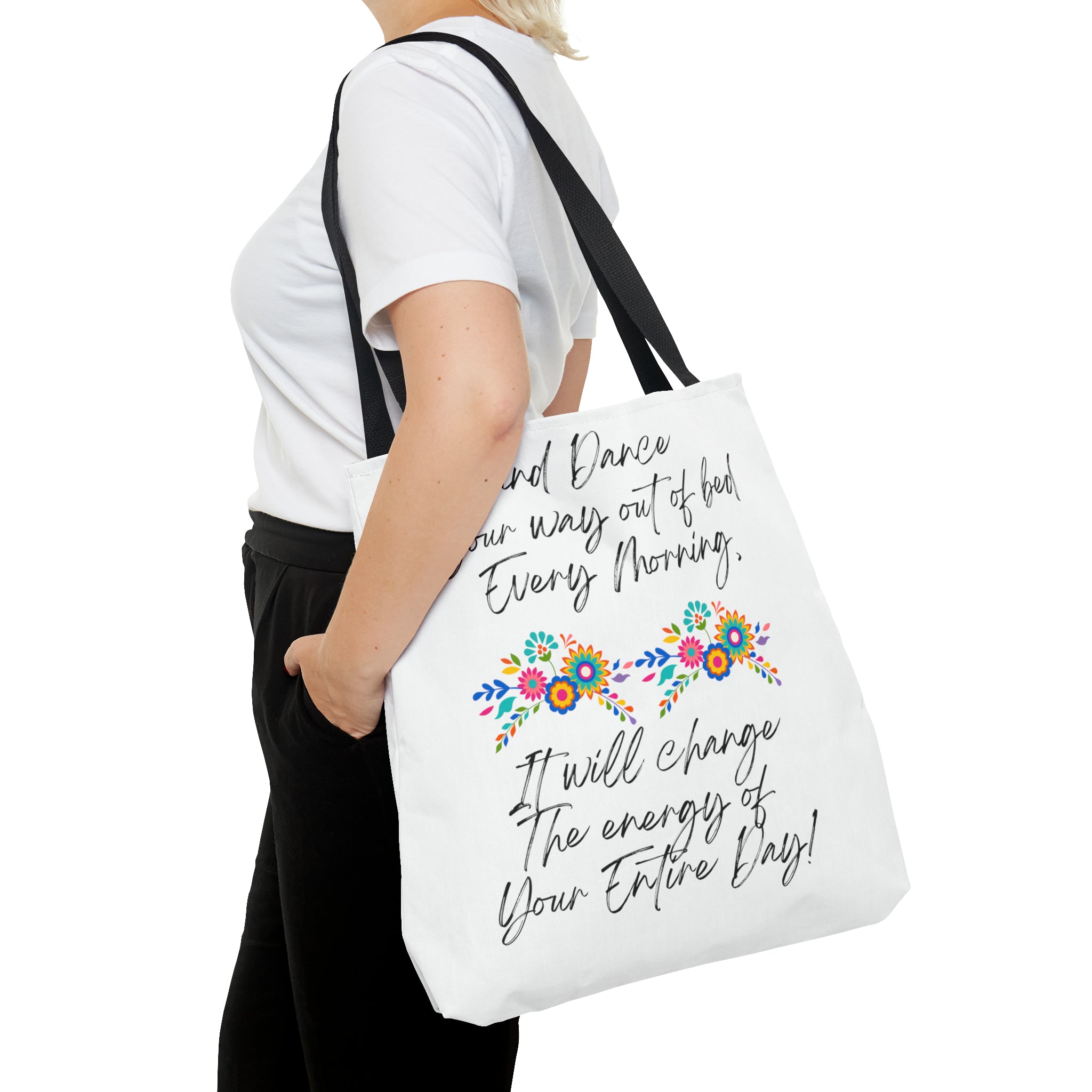 "Sing and Dance Energy" Tote Bag (AOP)